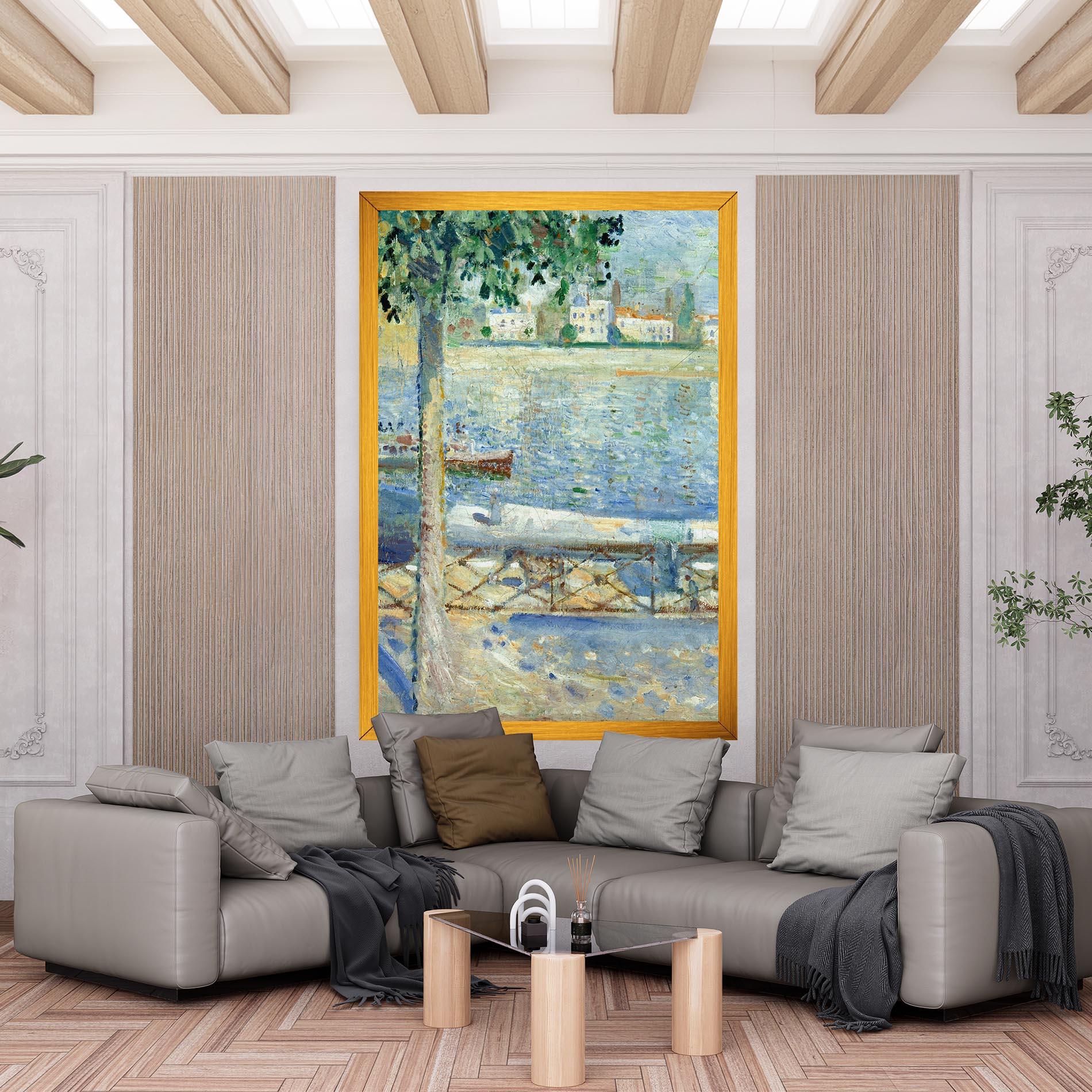 Leinwandbild Seine At Saint mockup 6