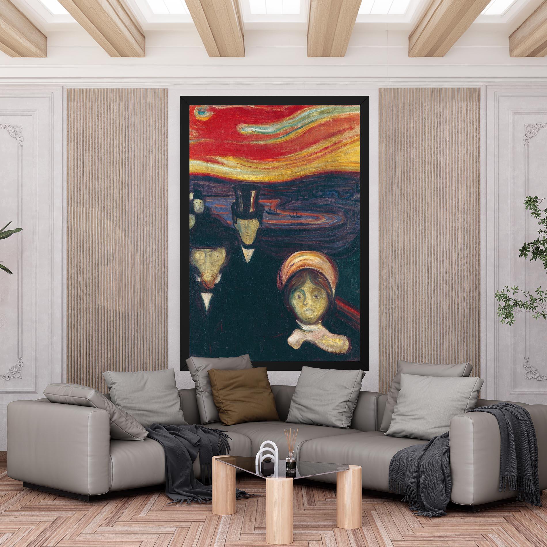 Leinwandbild Anxiety mockup 6