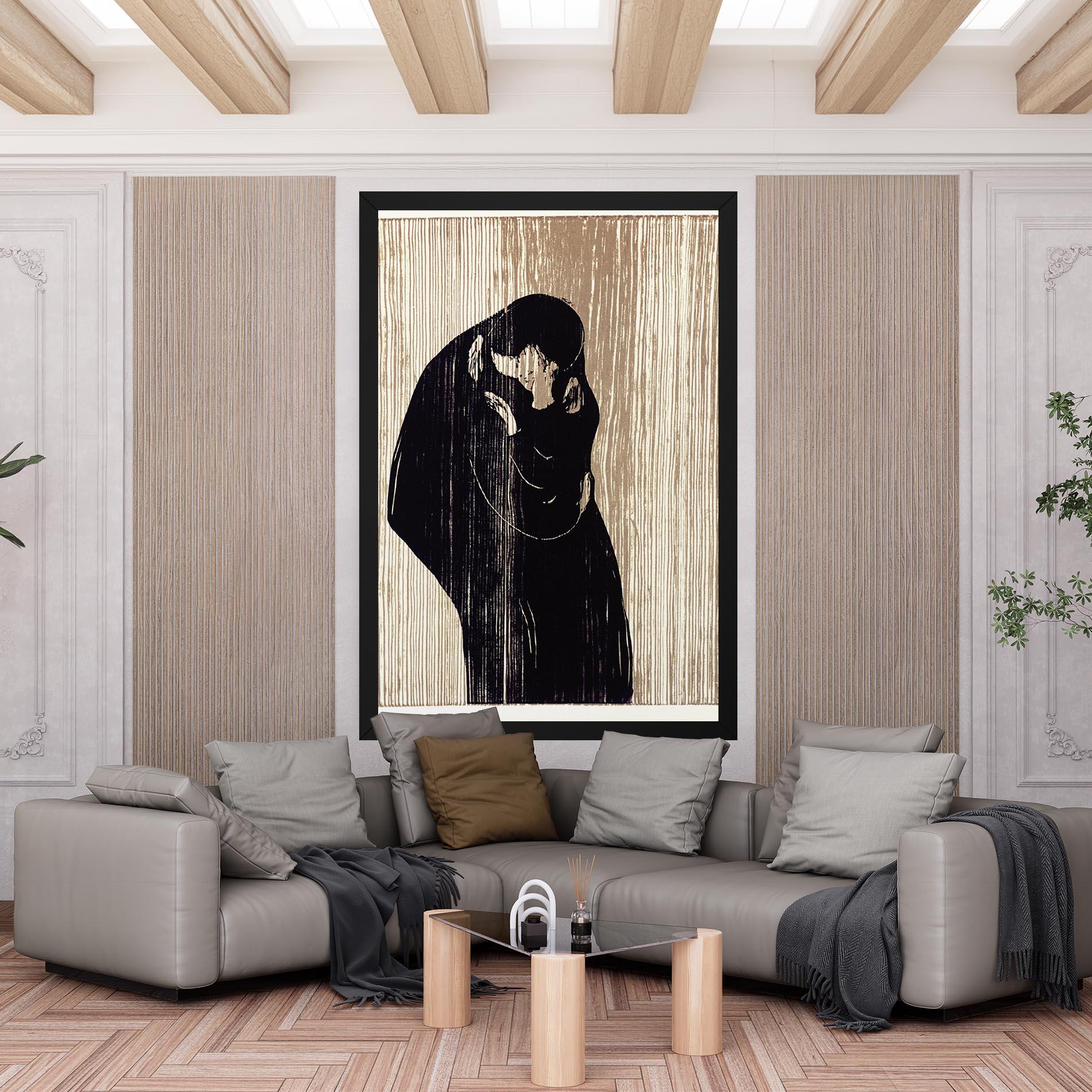 Leinwandbild Kiss mockup 6