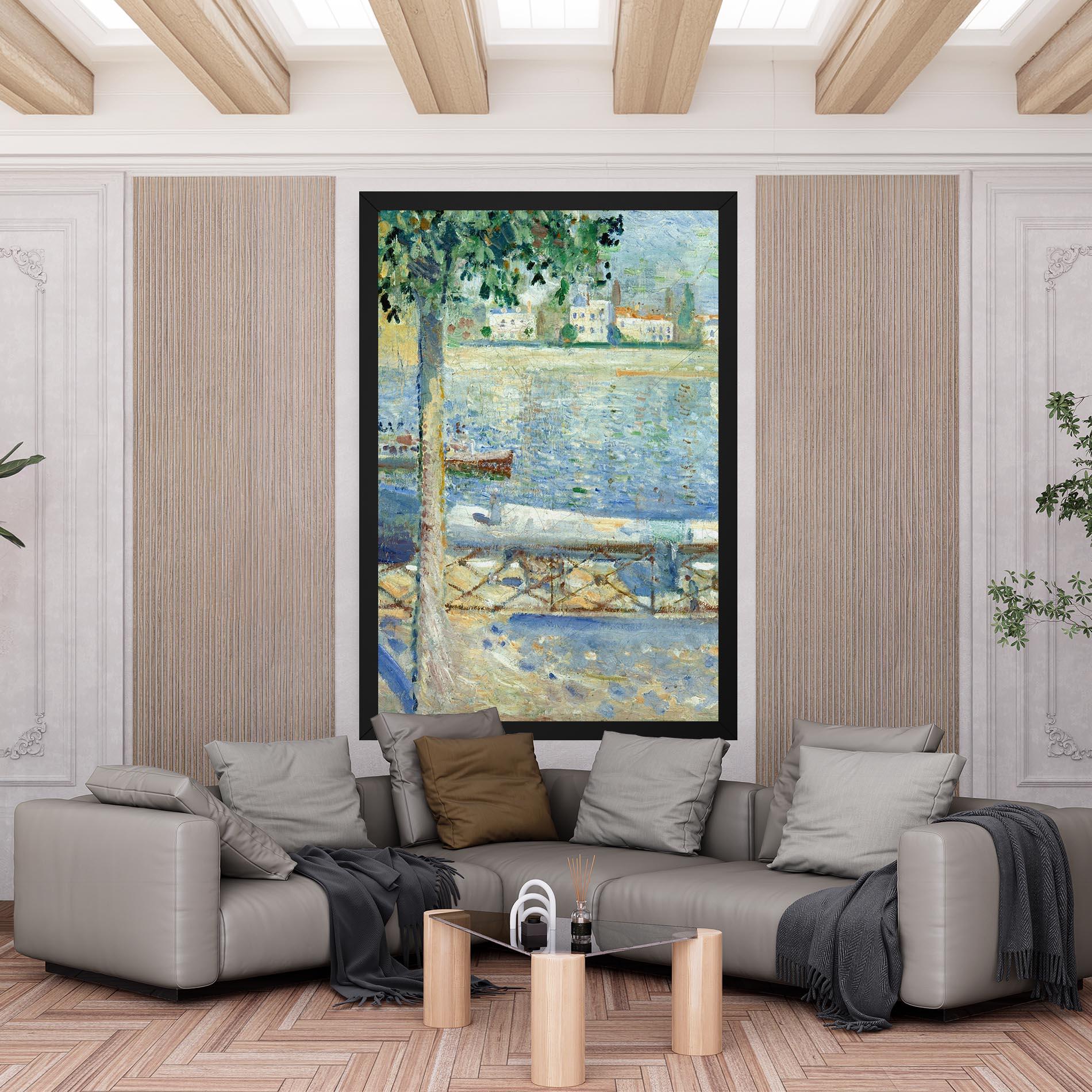 Leinwandbild Seine At Saint mockup 6