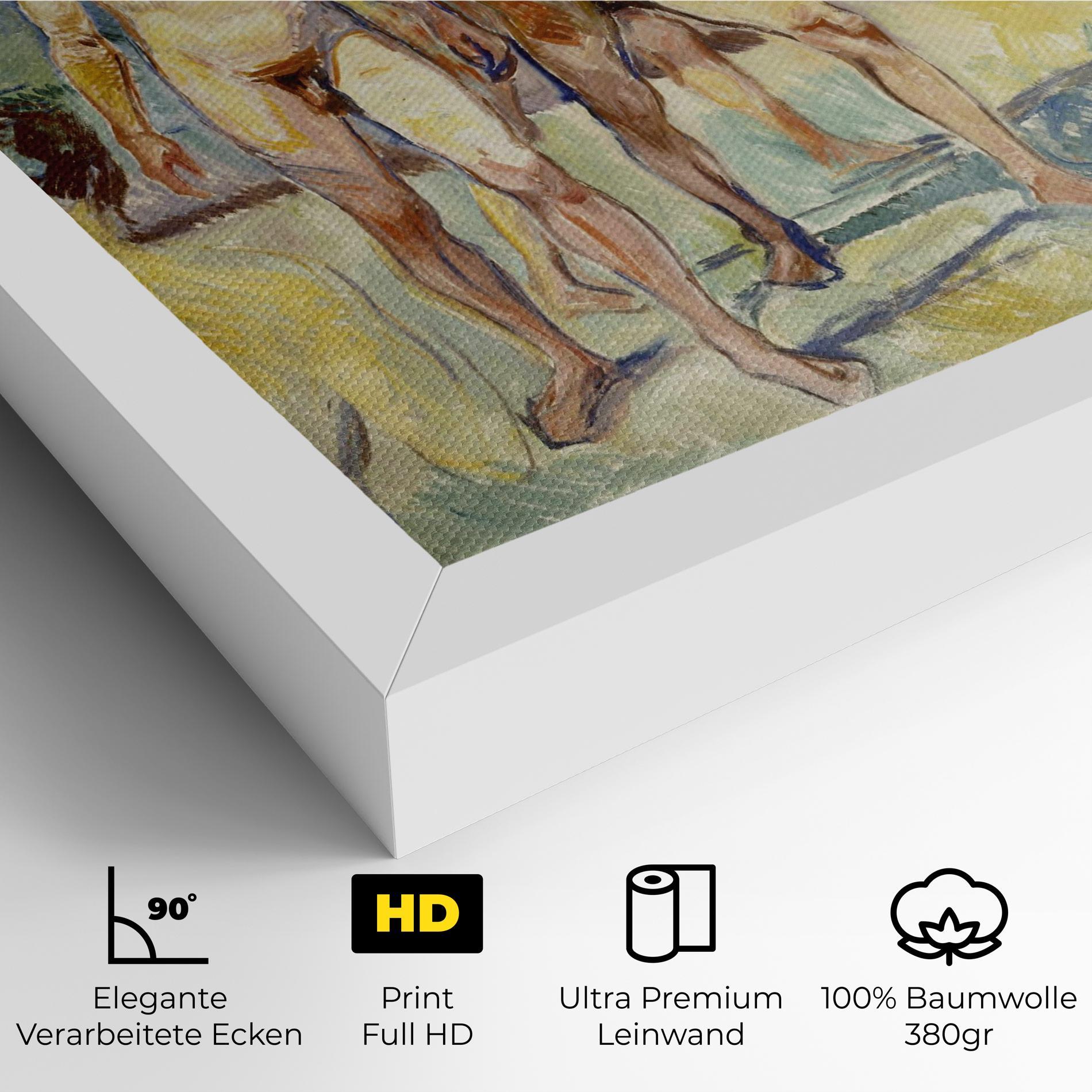 Leinwandbild Bathing Men mockup 4