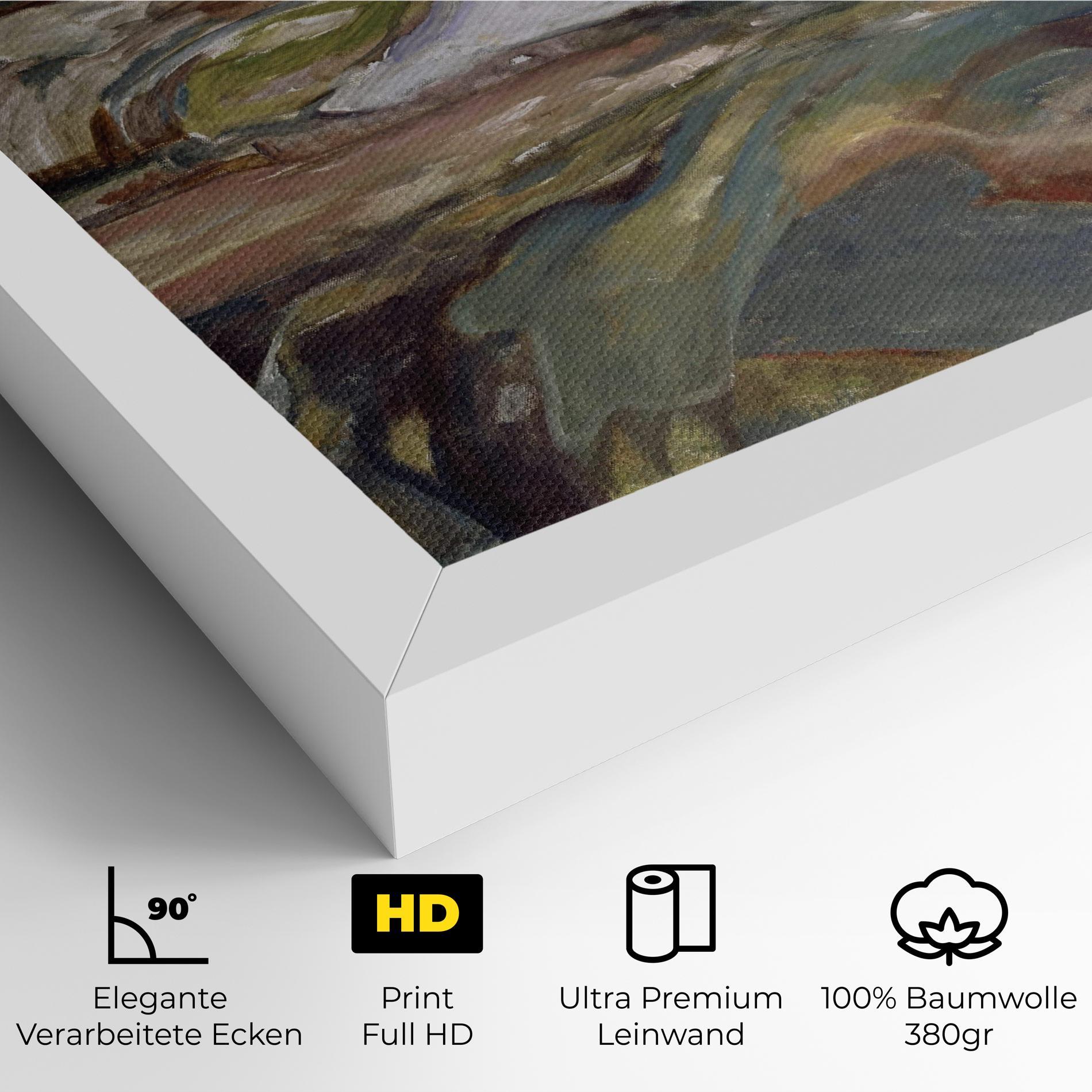 Leinwandbild Coastal Landscape mockup 4