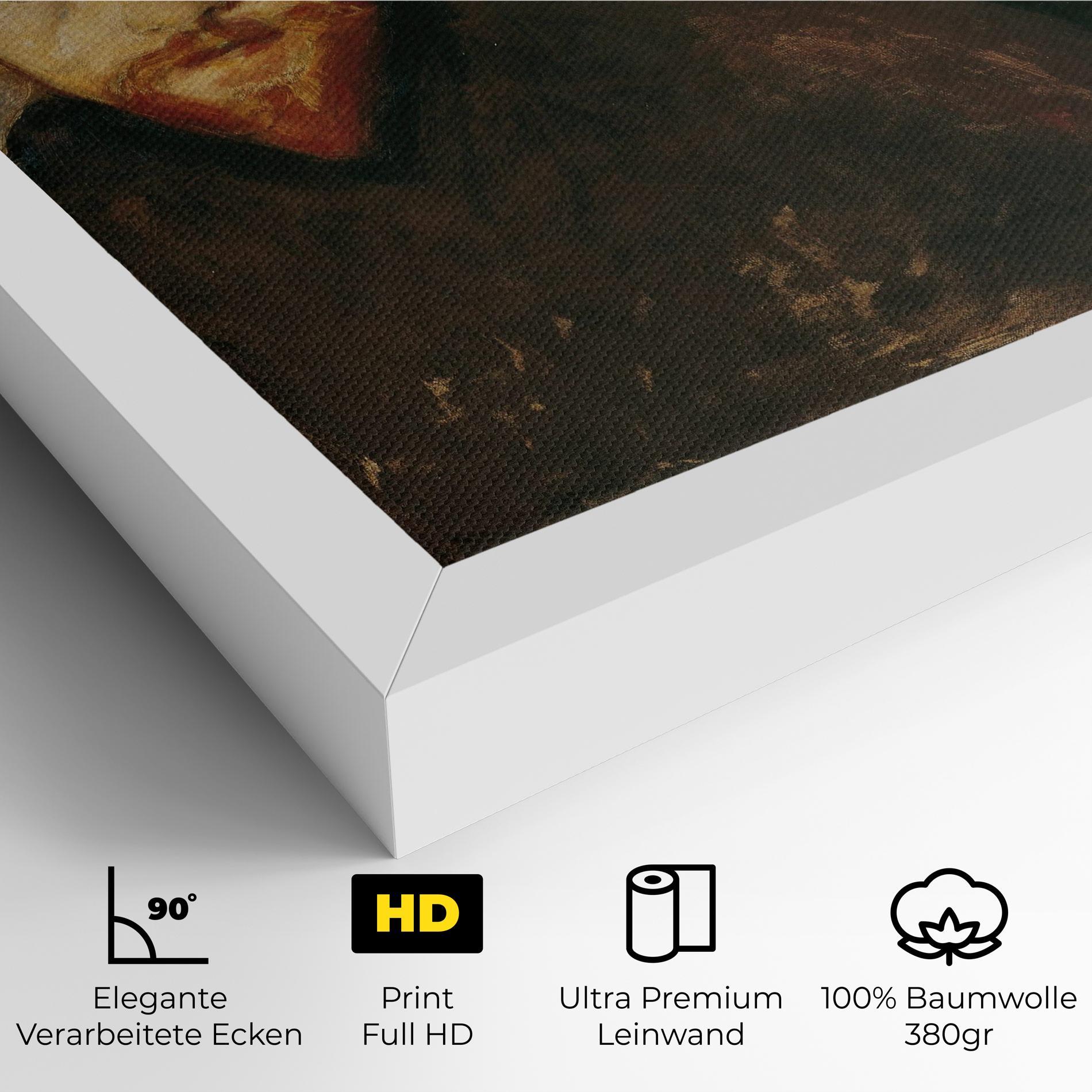 Leinwandbild Der Maler mockup 4