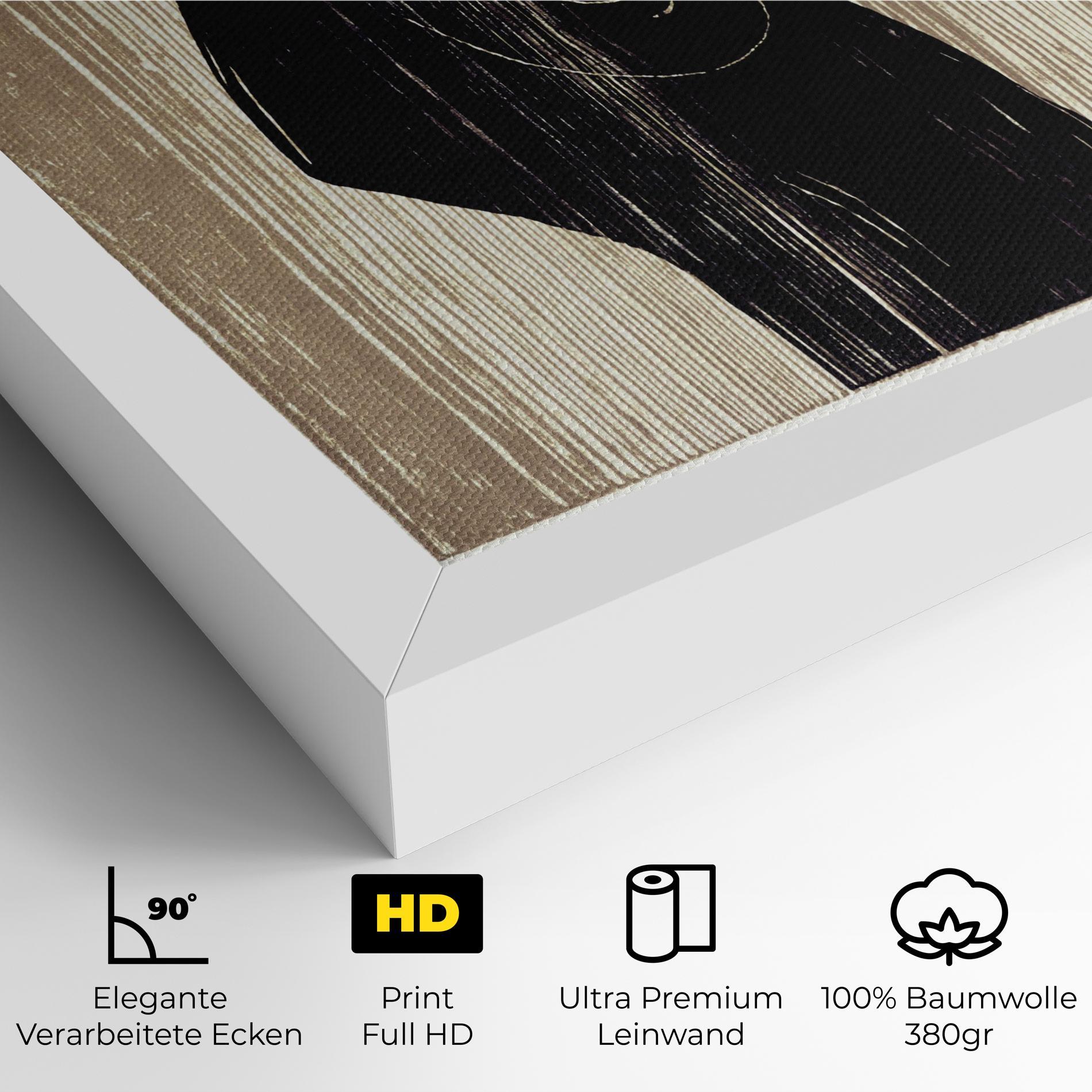 Leinwandbild Kiss mockup 4