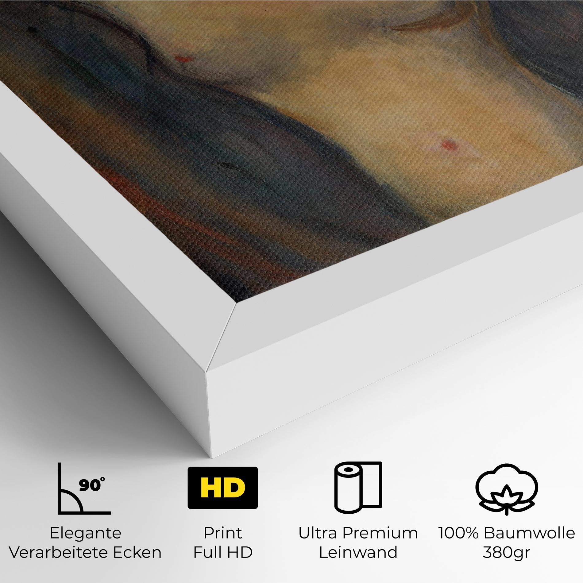 Leinwandbild Madonna Oil Painting mockup 4