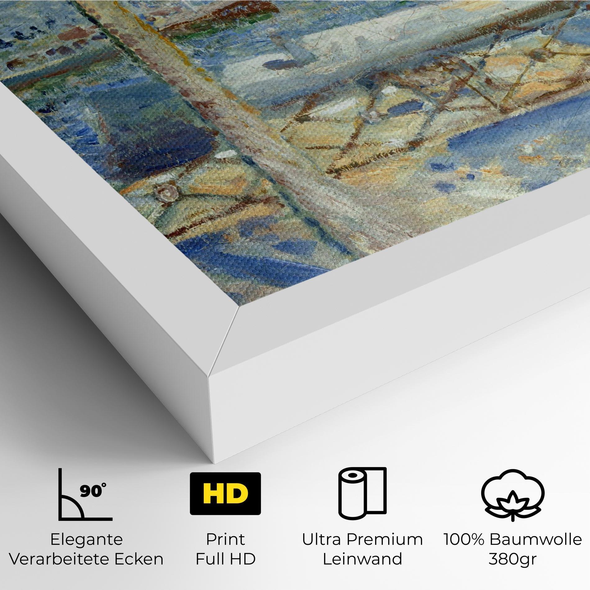 Leinwandbild Seine At Saint mockup 4