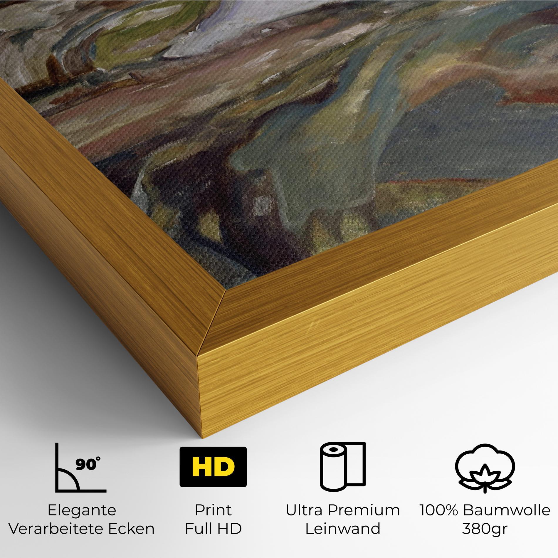 Leinwandbild Coastal Landscape mockup 4