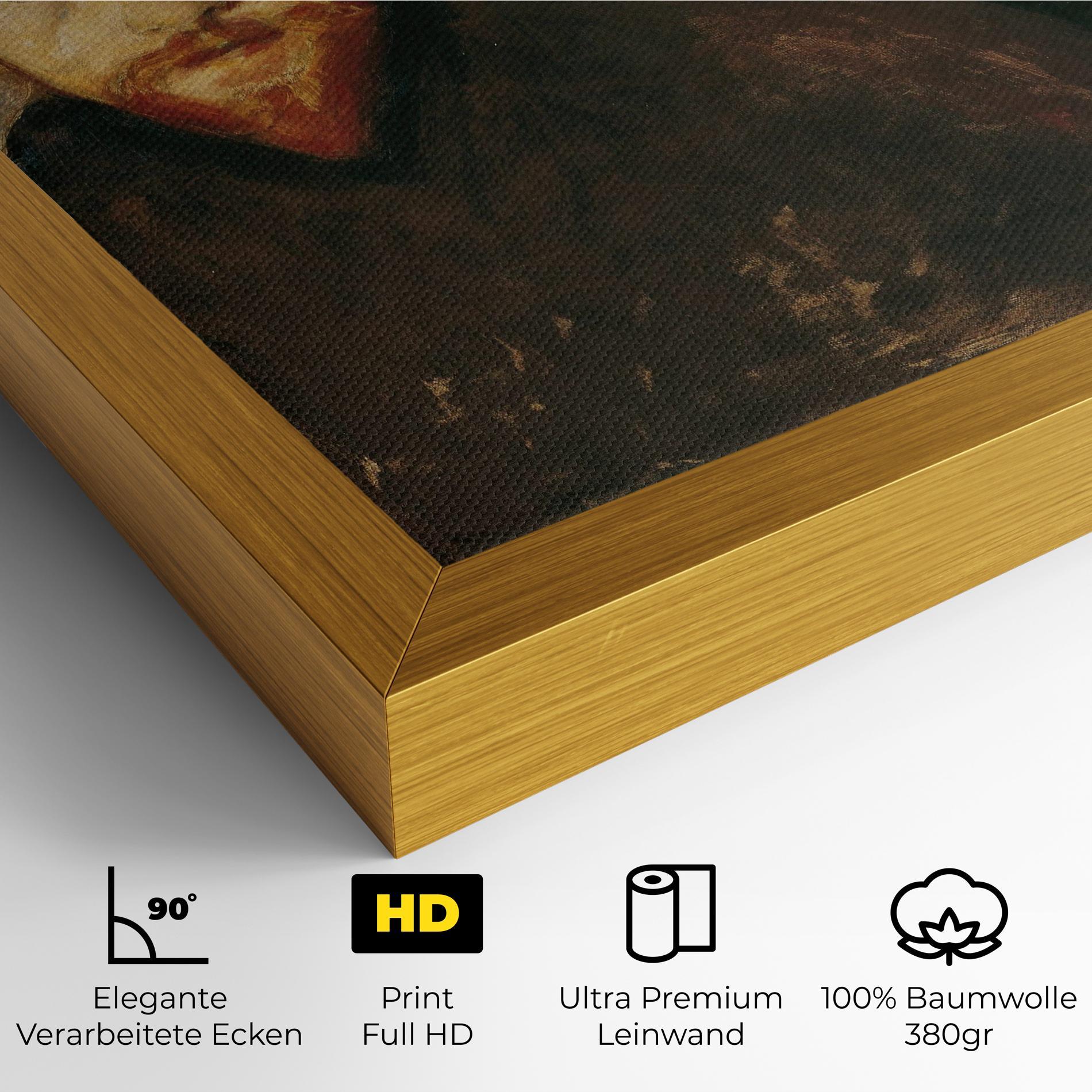 Leinwandbild Der Maler mockup 4