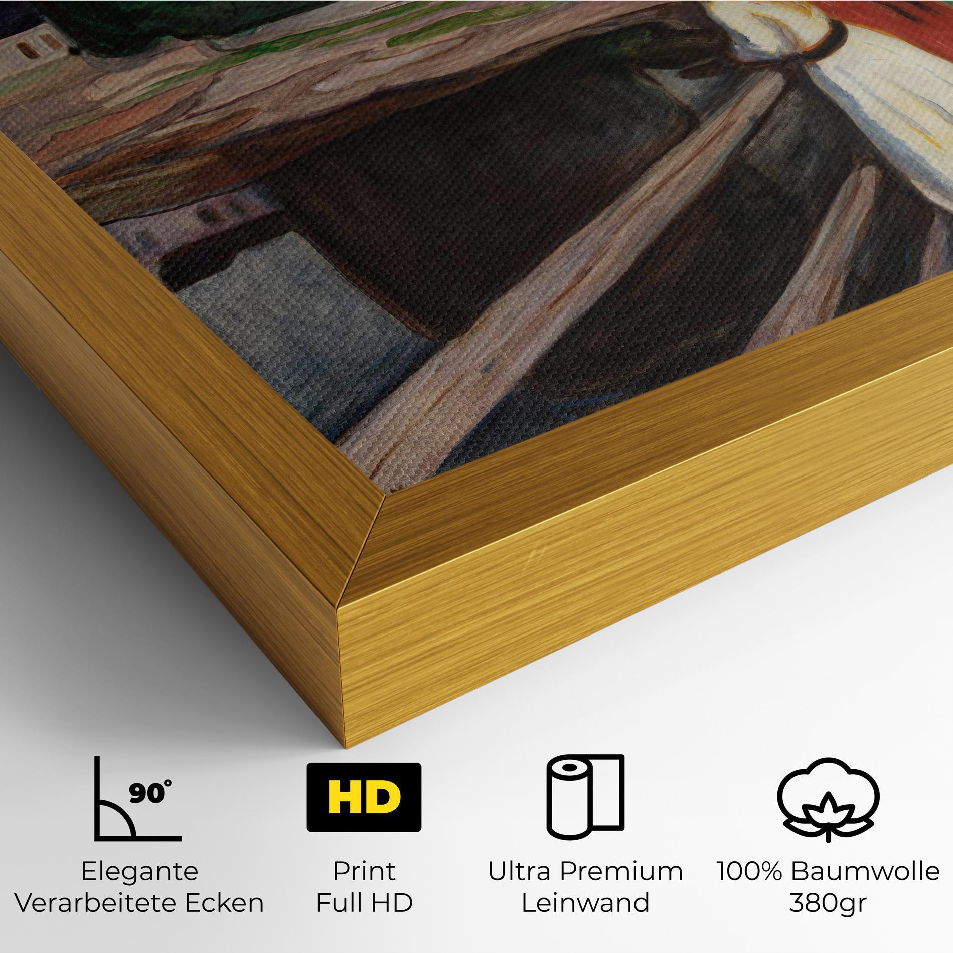 Leinwandbild Girls On The Bridge mockup 4