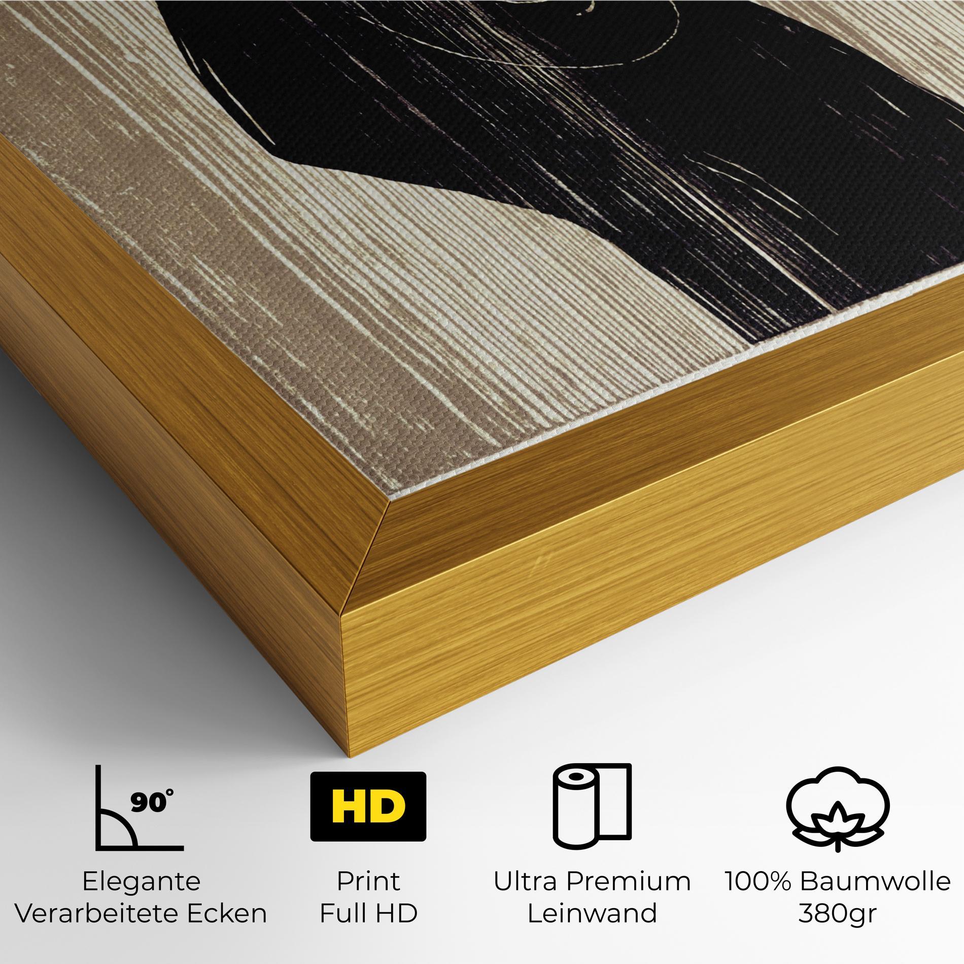 Leinwandbild Kiss mockup 4