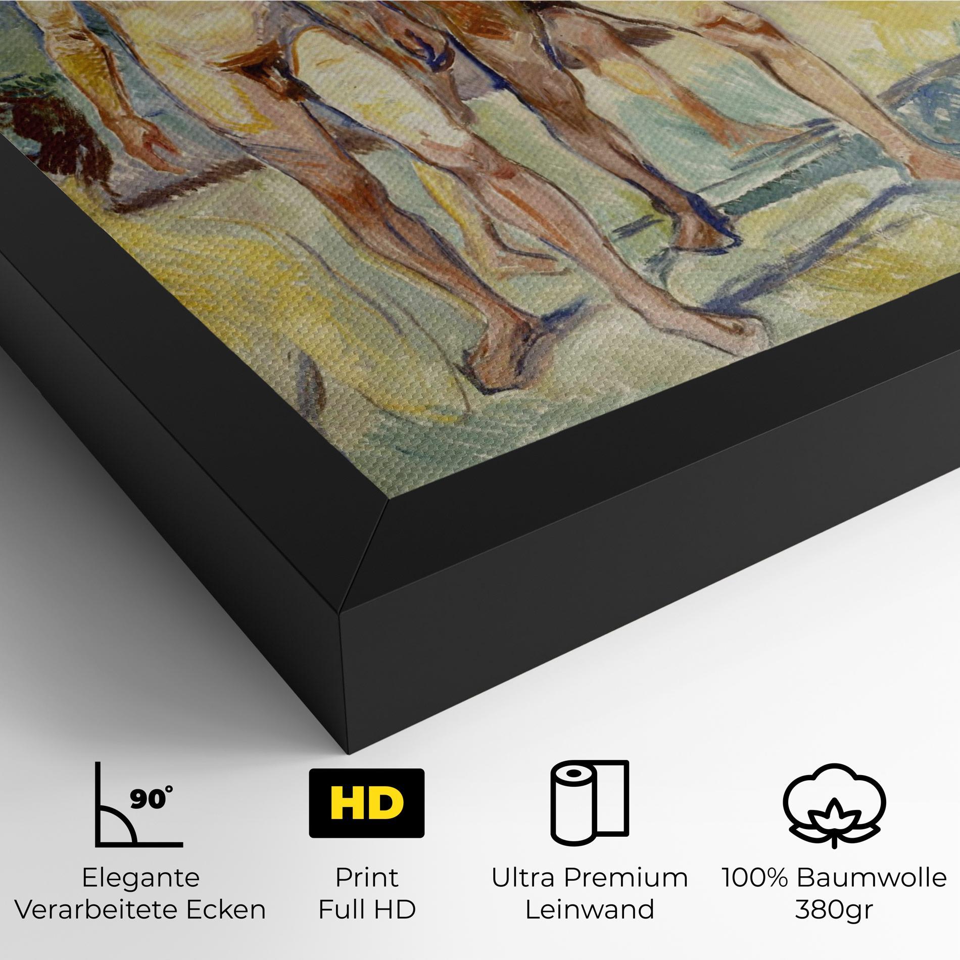 Leinwandbild Bathing Men mockup 4