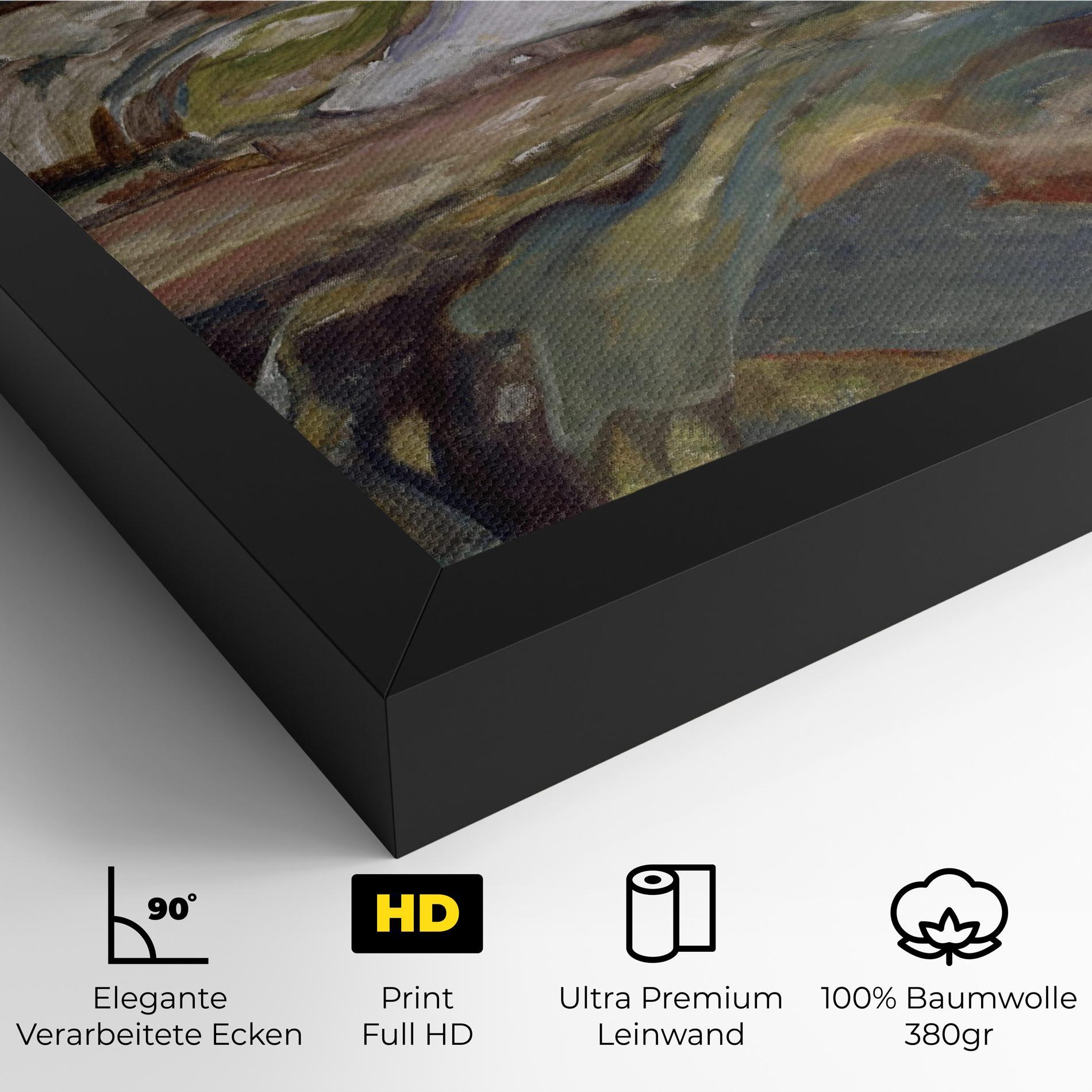 Leinwandbild Coastal Landscape mockup 4