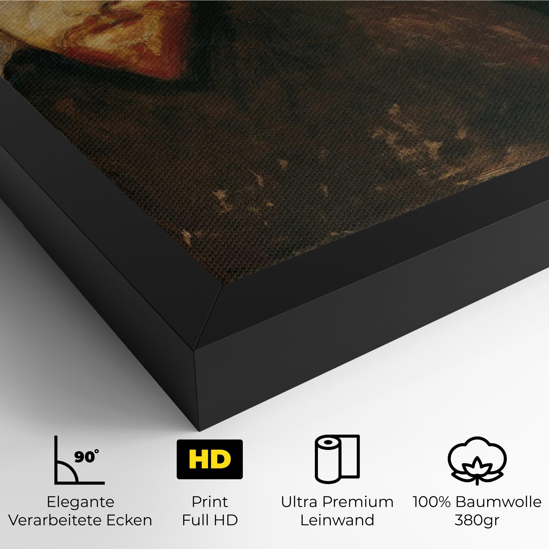 Leinwandbild Der Maler mockup 4