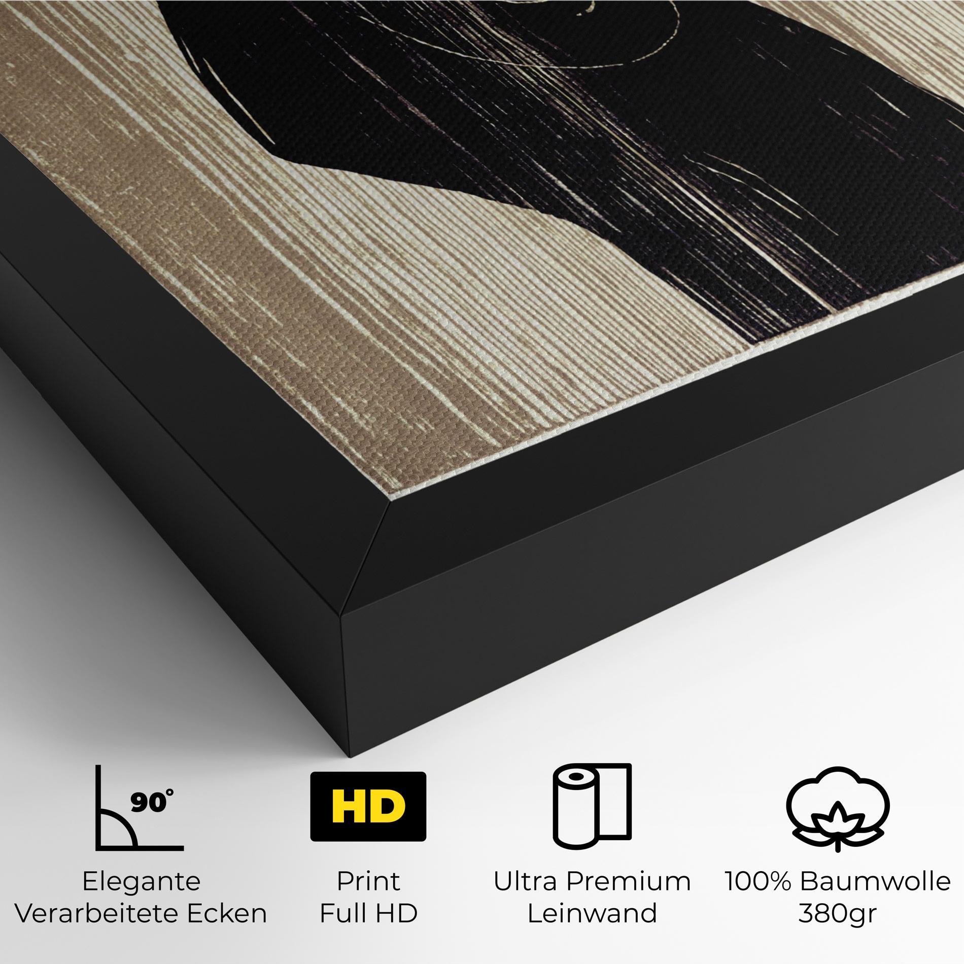 Leinwandbild Kiss mockup 4