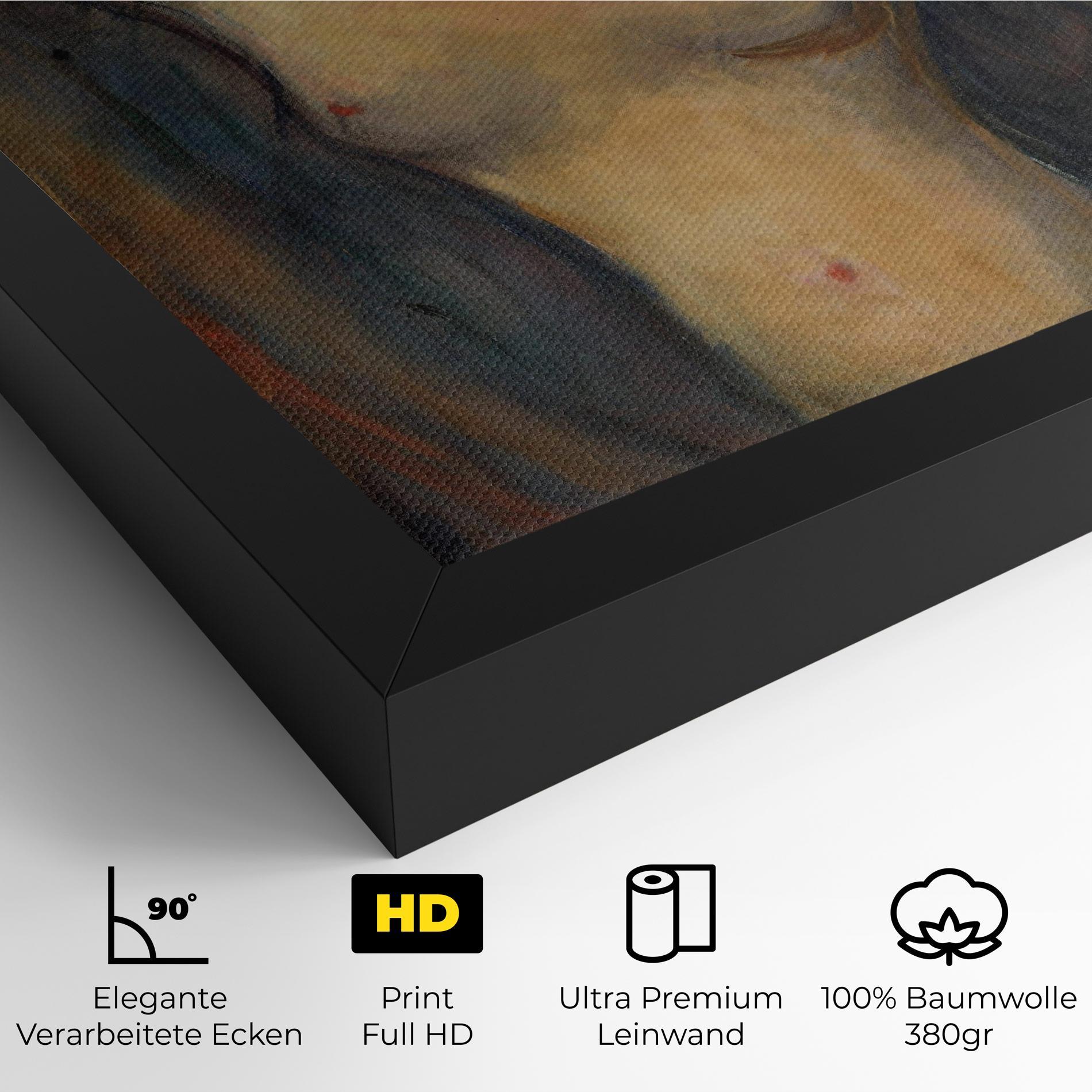 Leinwandbild Madonna Oil Painting mockup 4