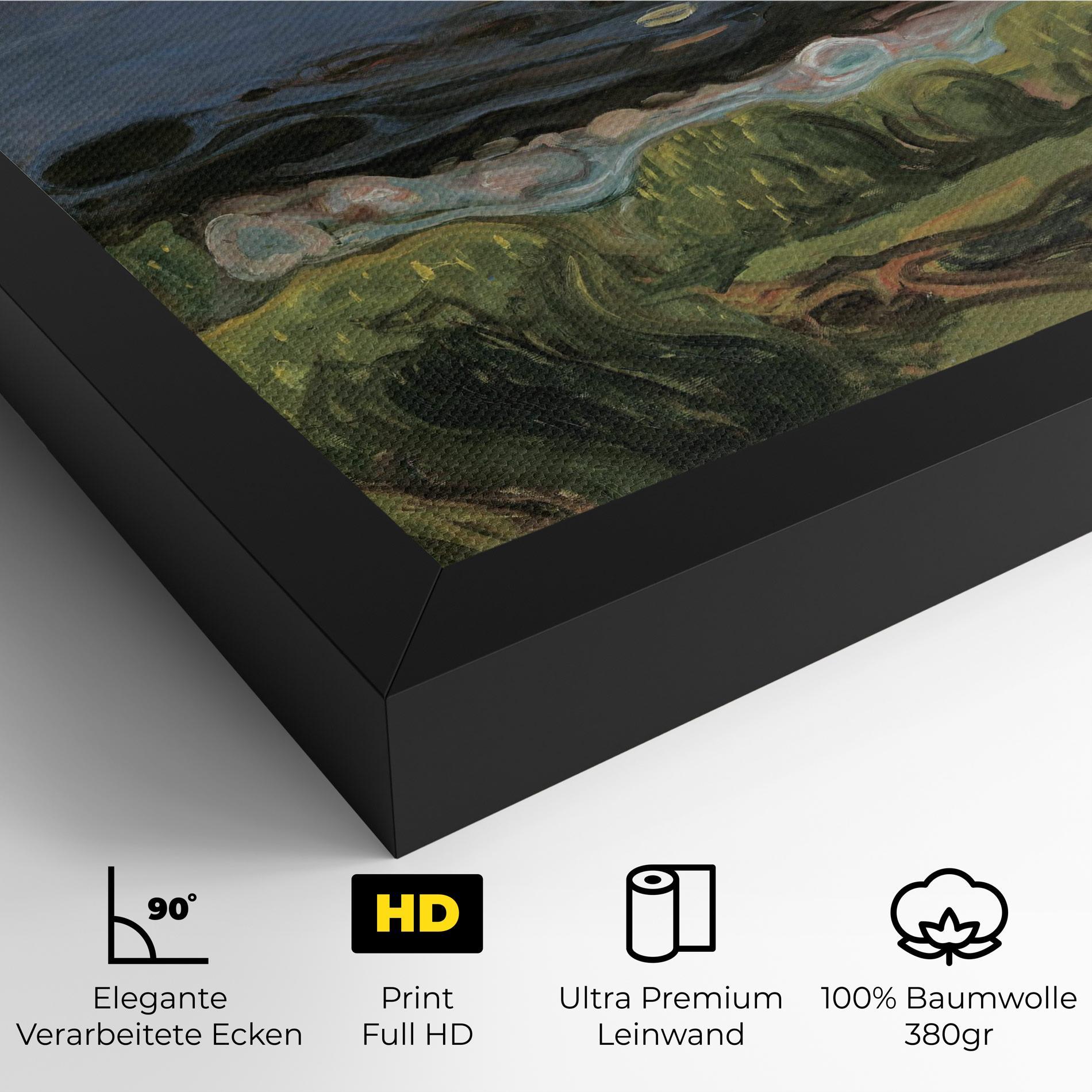 Leinwandbild Summer Night Beach mockup 4