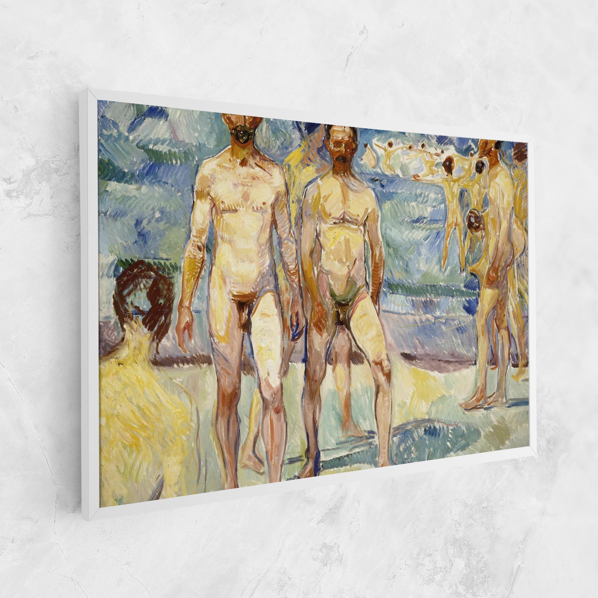 Leinwandbild Bathing Men mockup 1