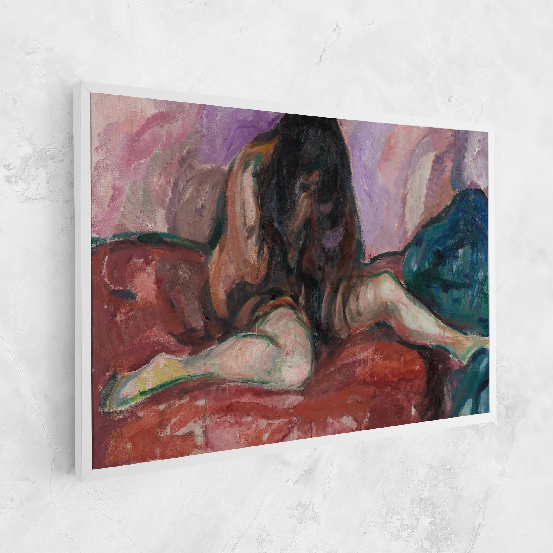 Leinwandbild Weeping Nude mockup 1