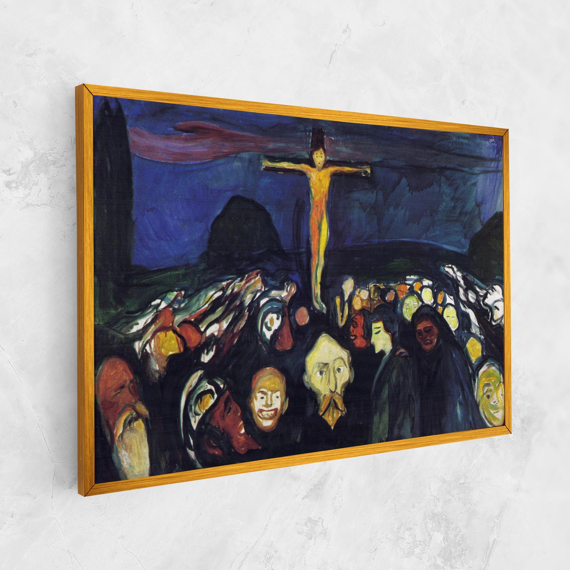 Leinwandbild Golgotha mockup 1