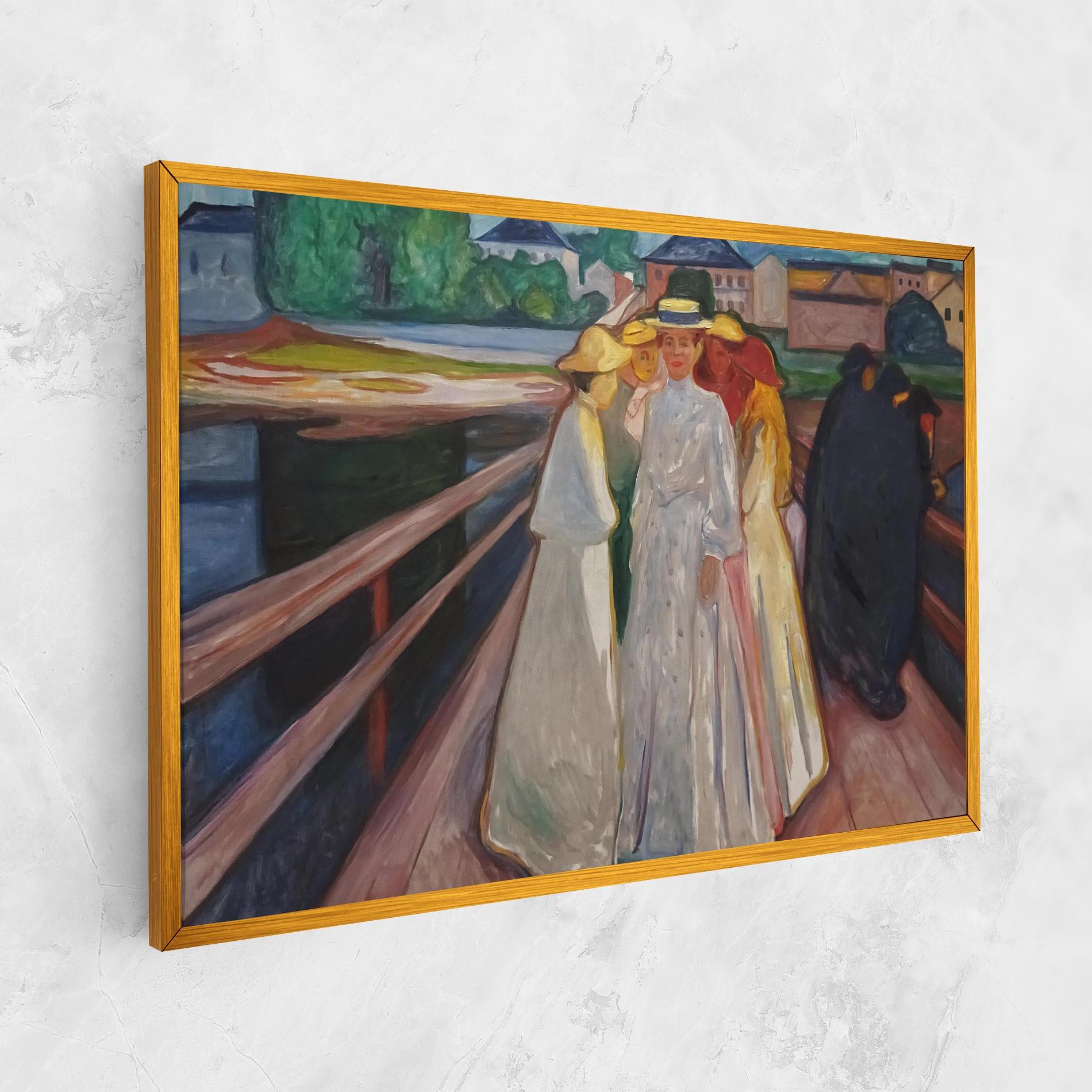 Leinwandbild Munch Art mockup 1