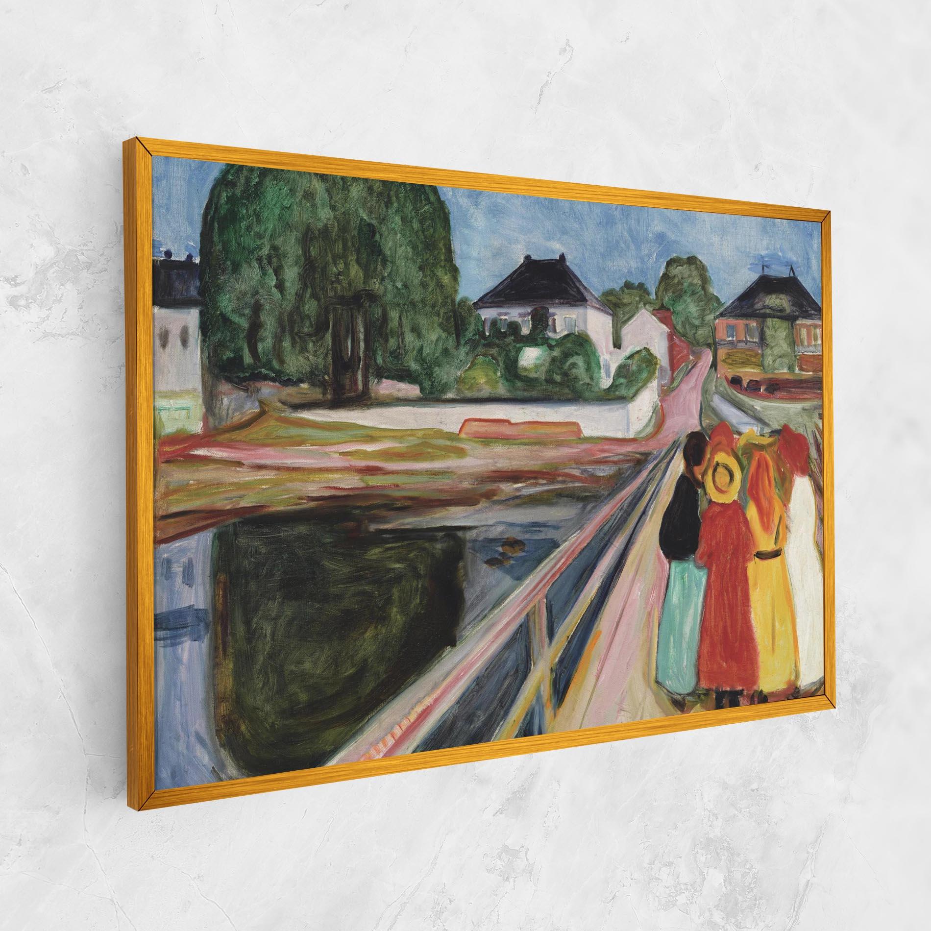 Leinwandbild Pikene Pa Broen mockup 1