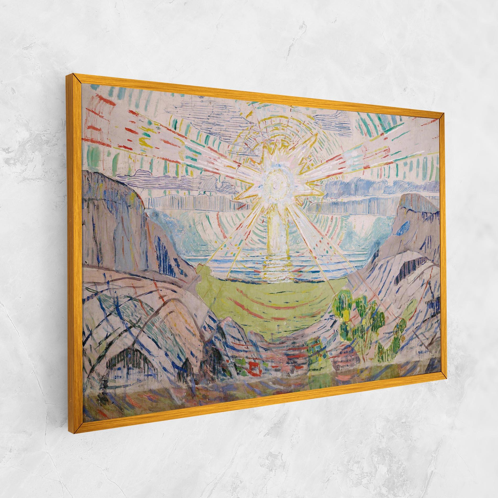 Leinwandbild The Sun Art mockup 1