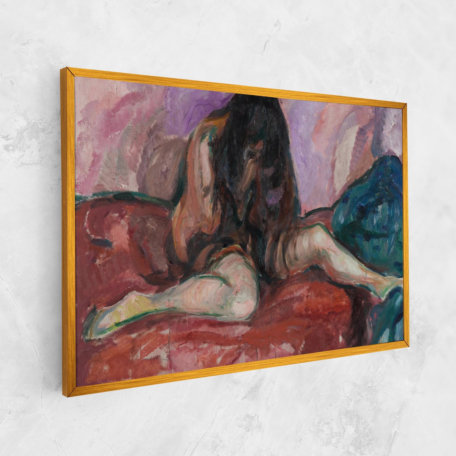 Leinwandbild Weeping Nude mockup 1