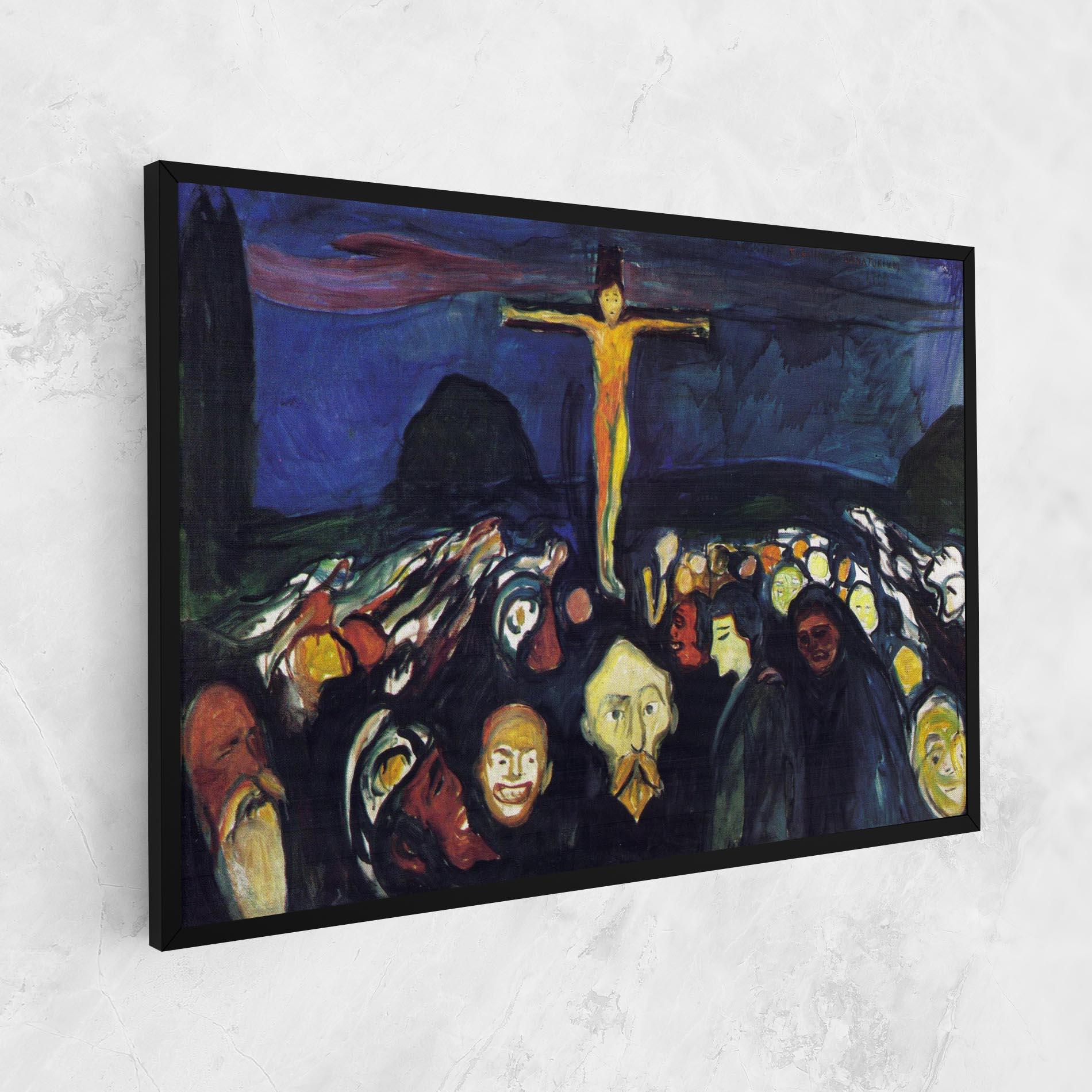 Leinwandbild Golgotha mockup 1