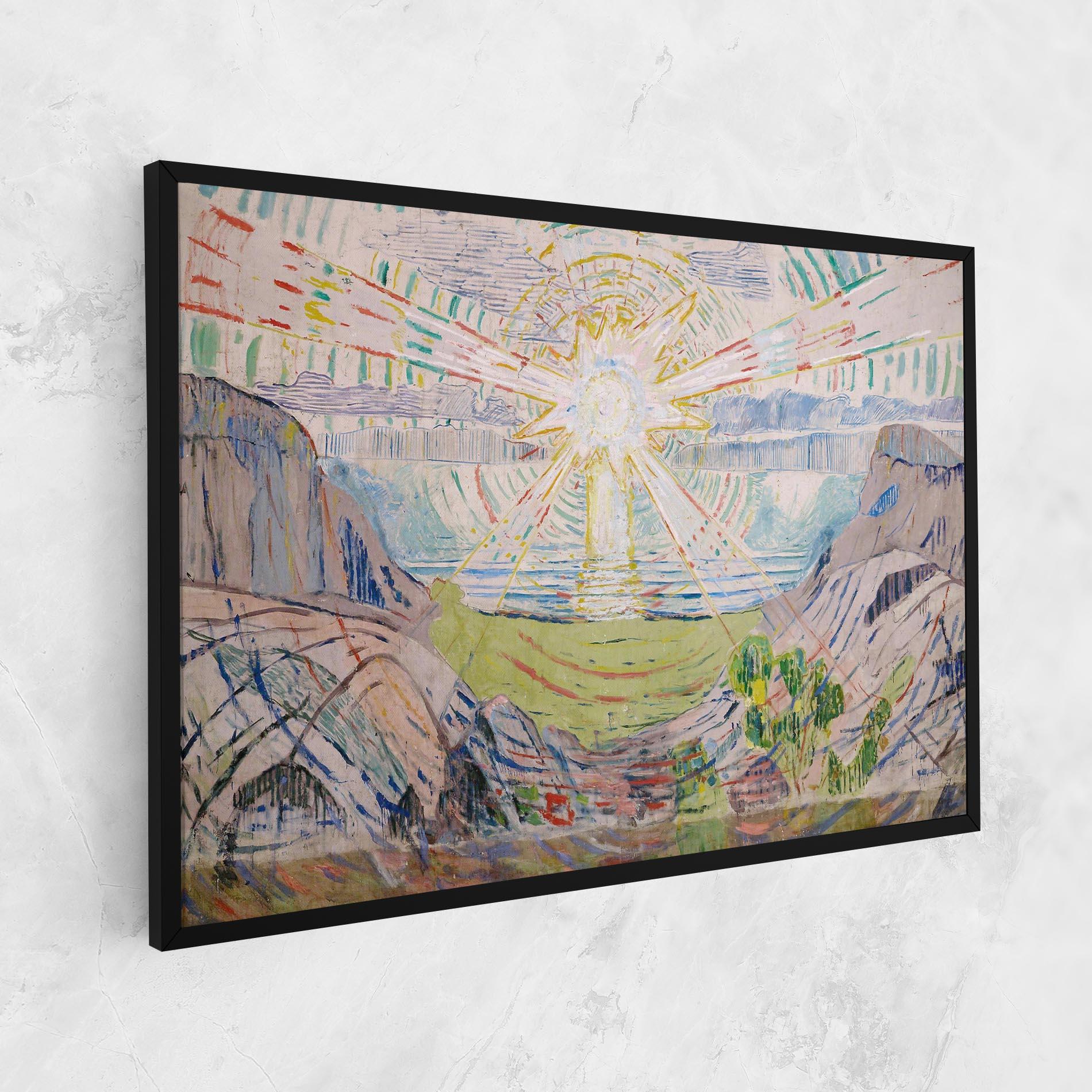 Leinwandbild The Sun Art mockup 1
