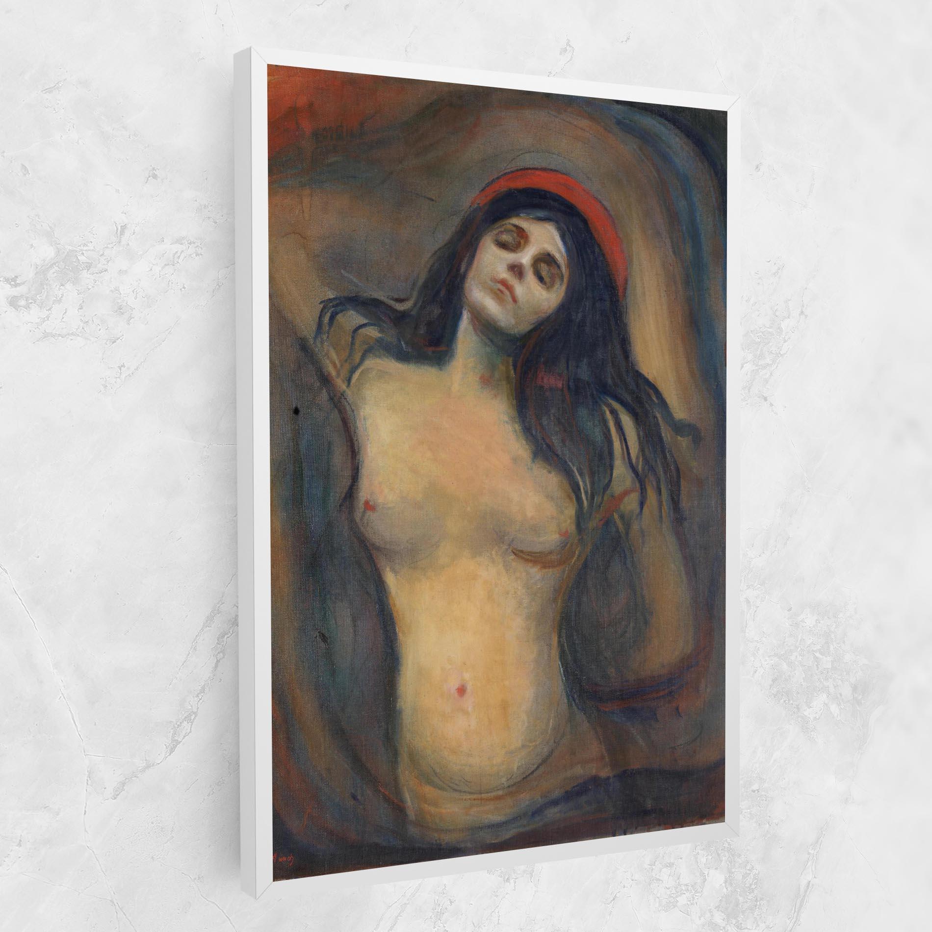 Leinwandbild Madonna Oil Painting mockup 1