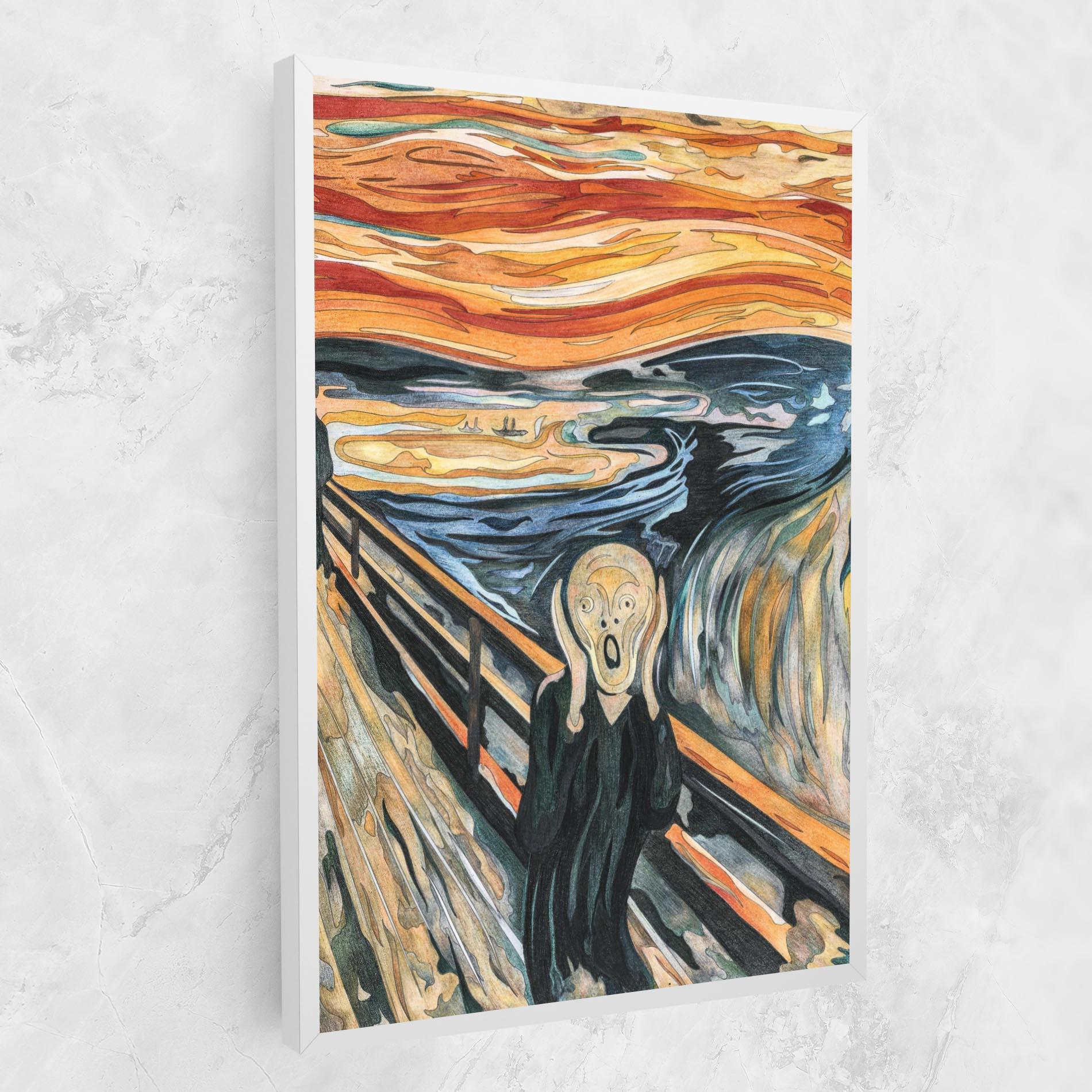 Leinwandbild The Scream mockup 1