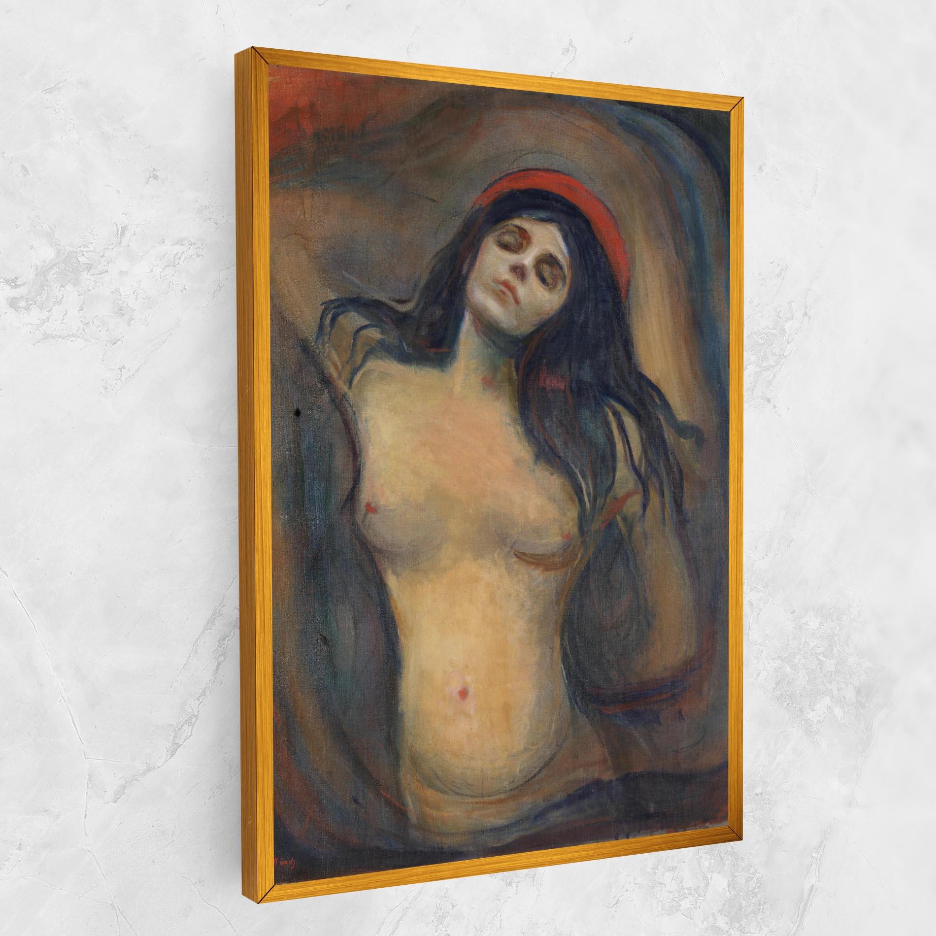 Leinwandbild Madonna Oil Painting mockup 1