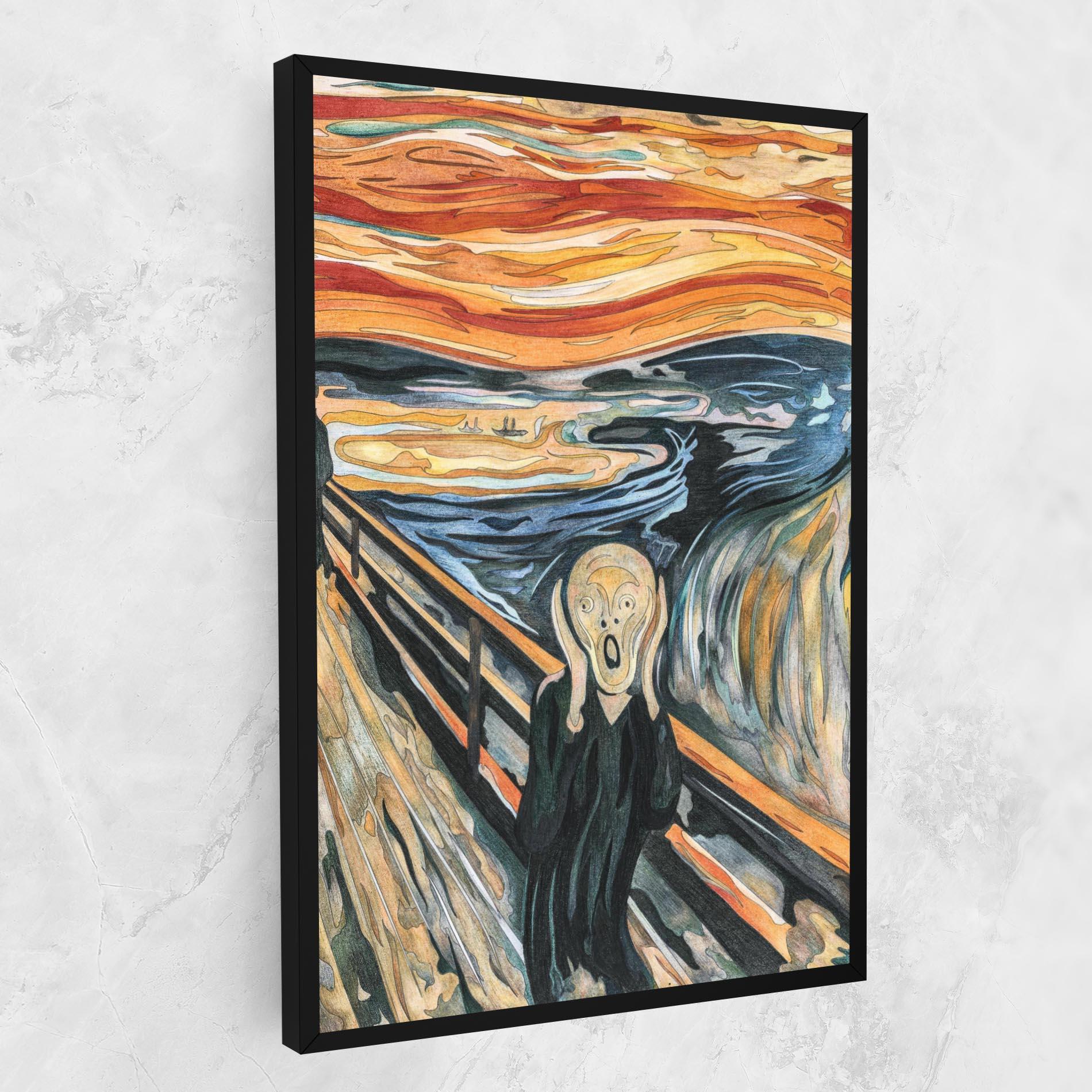 Leinwandbild The Scream mockup 1