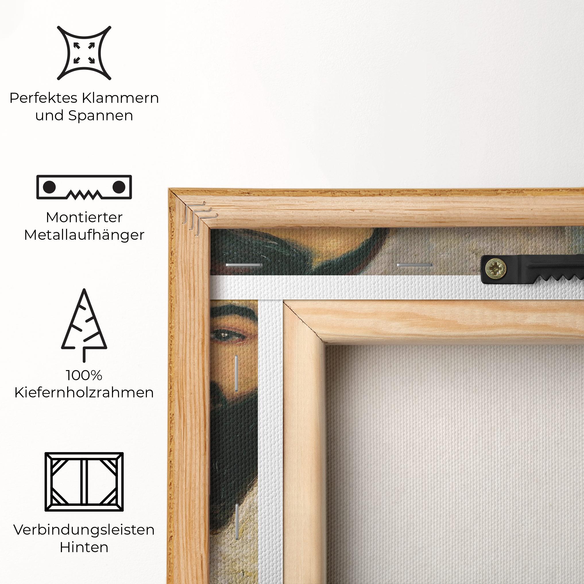 Leinwandbild Der Maler mockup 5
