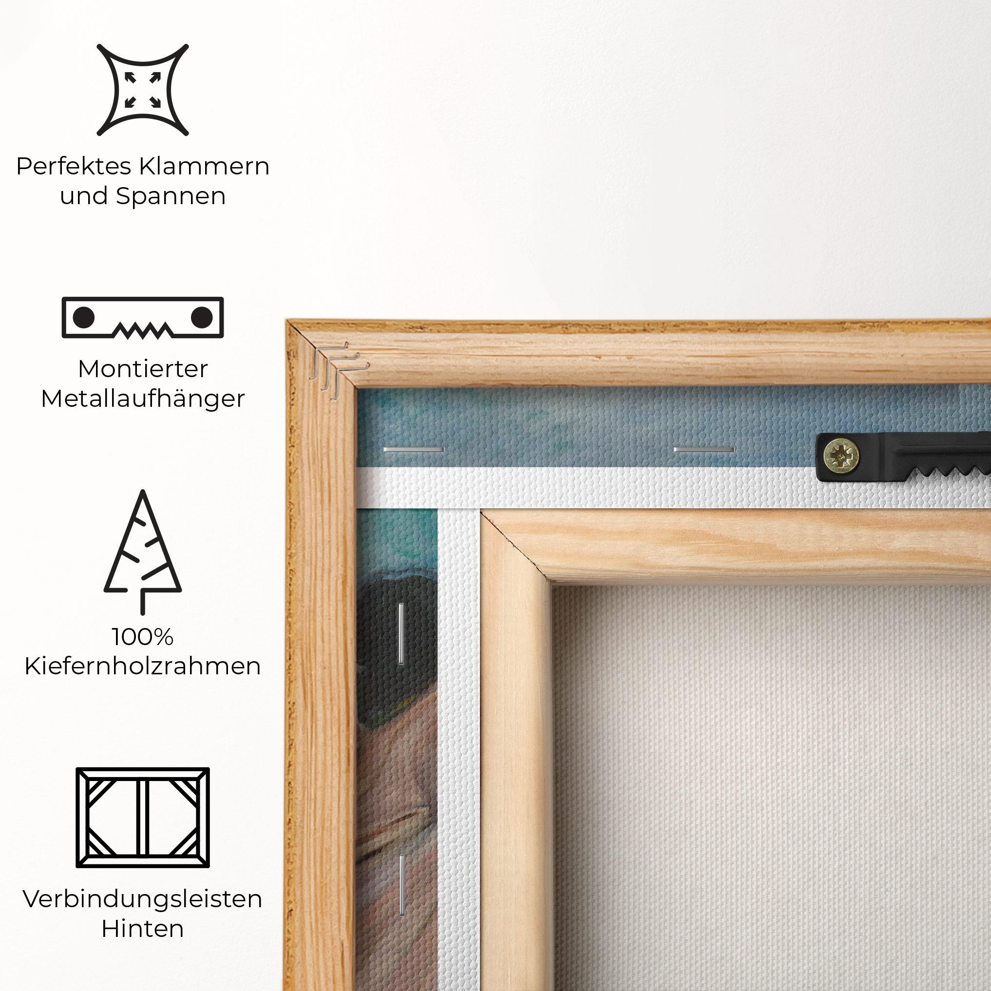 Leinwandbild Girls On The Bridge mockup 5