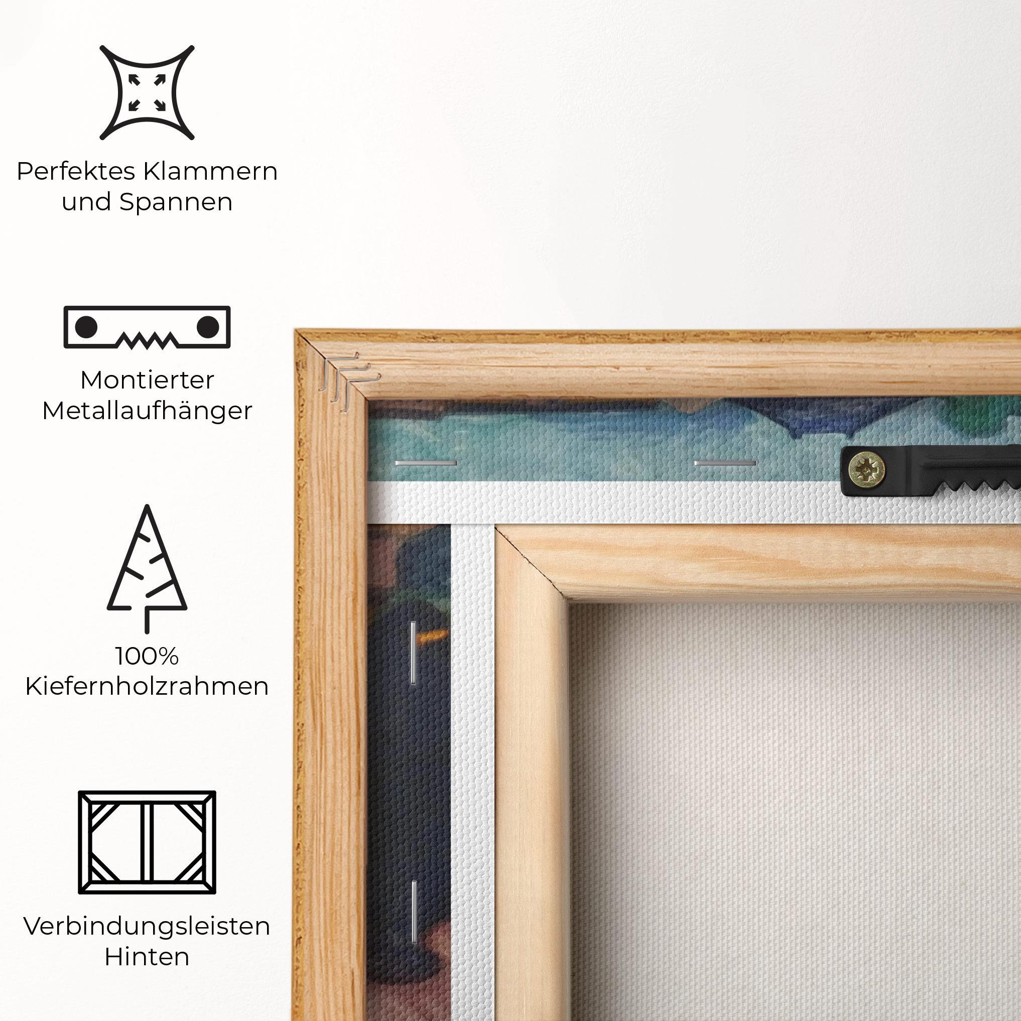 Leinwandbild Munch Art mockup 5