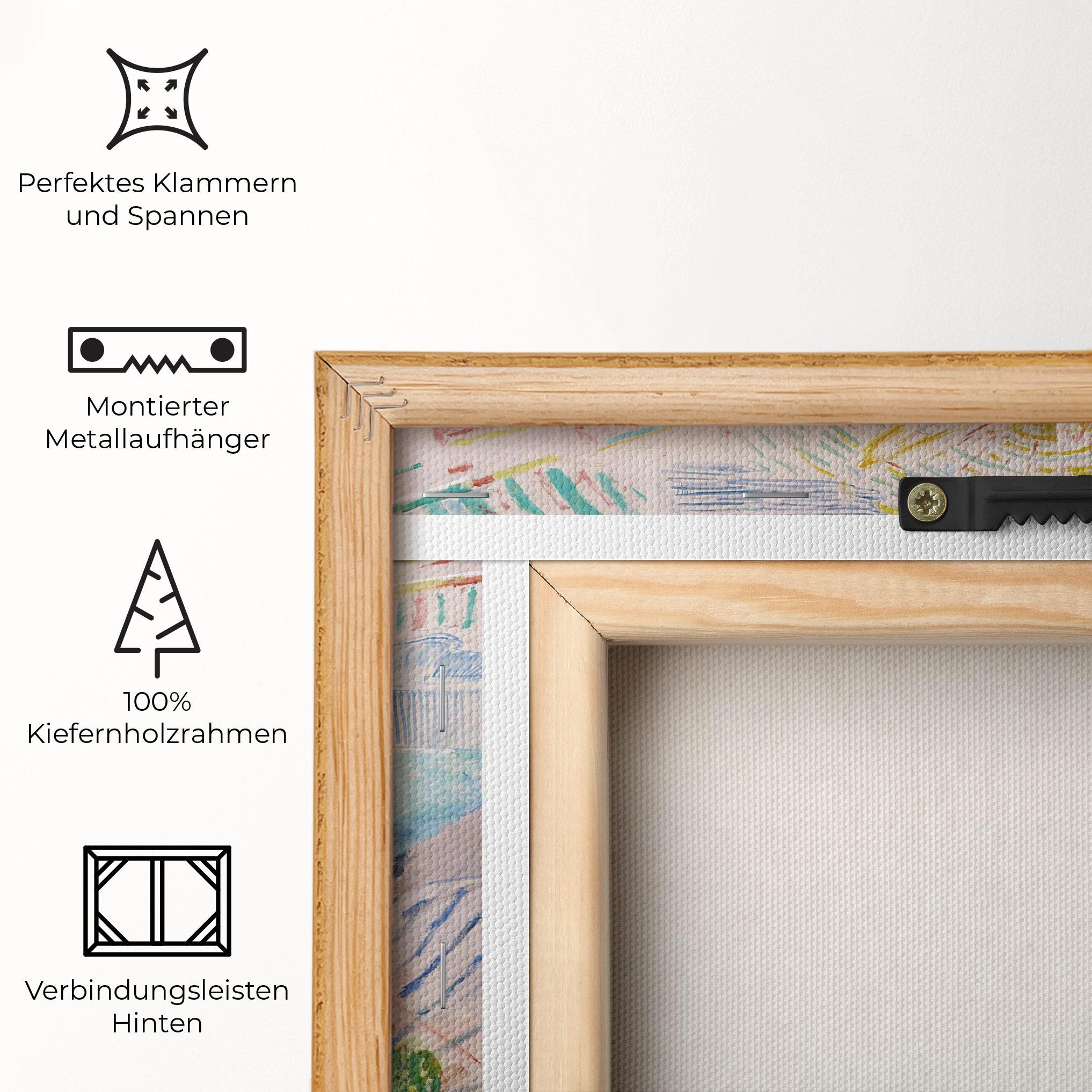 Leinwandbild The Sun Art mockup 5