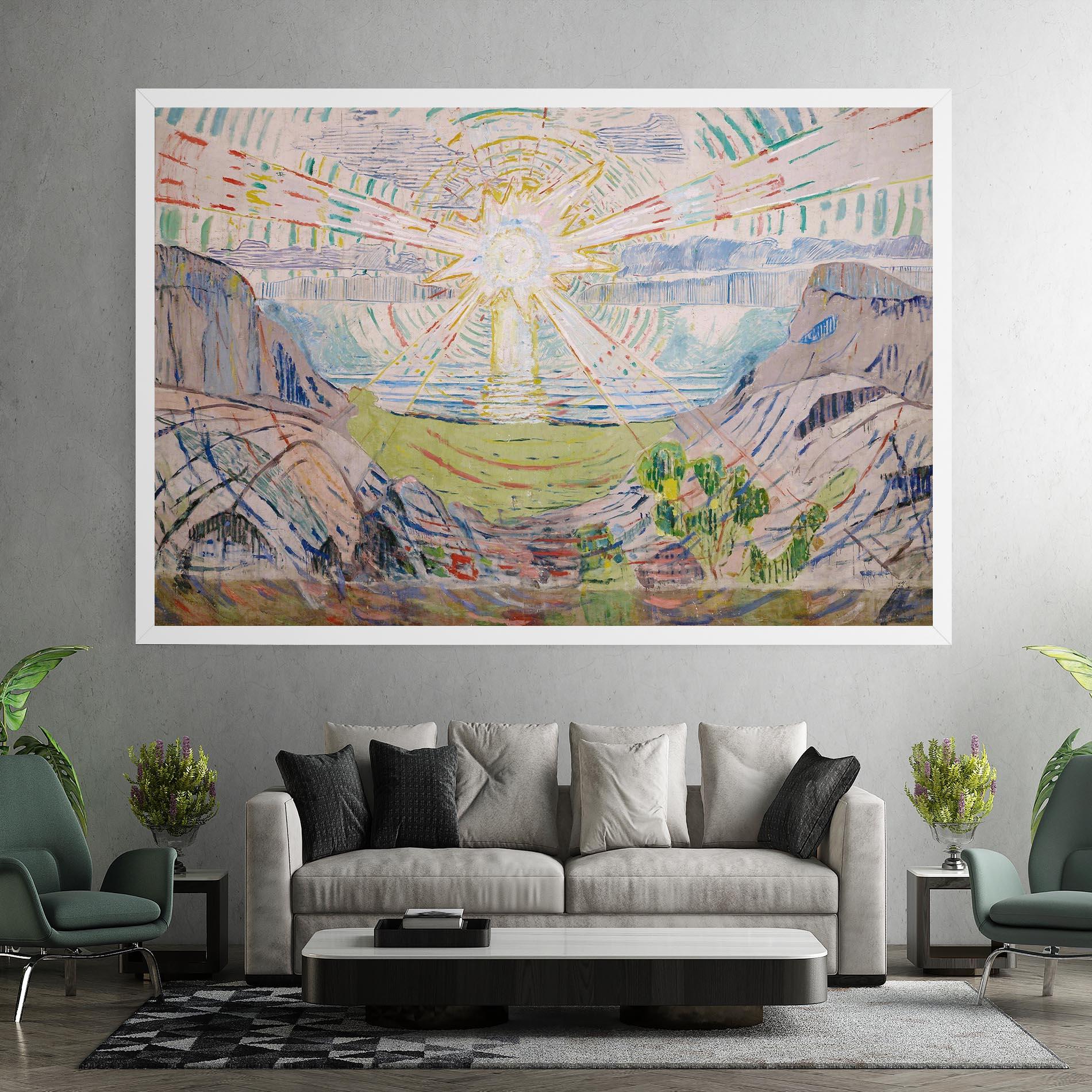 Leinwandbild The Sun Art mockup 7