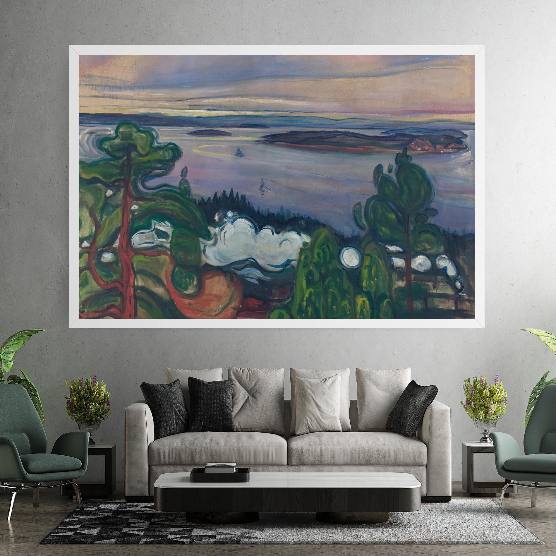 Leinwandbild Train Smoke mockup 7