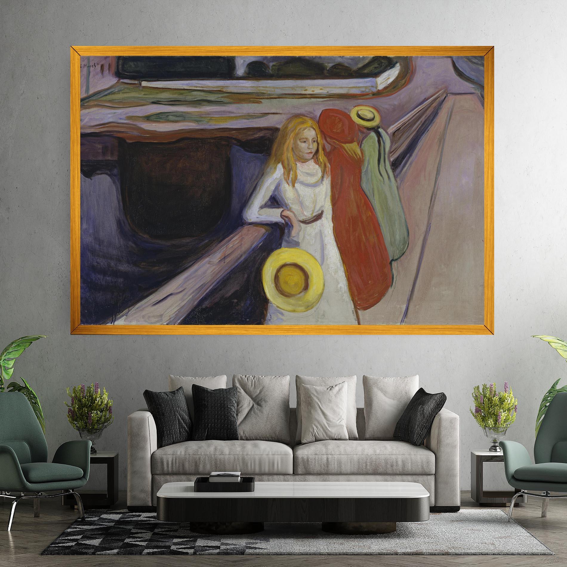 Leinwandbild Bridge Girls mockup 7