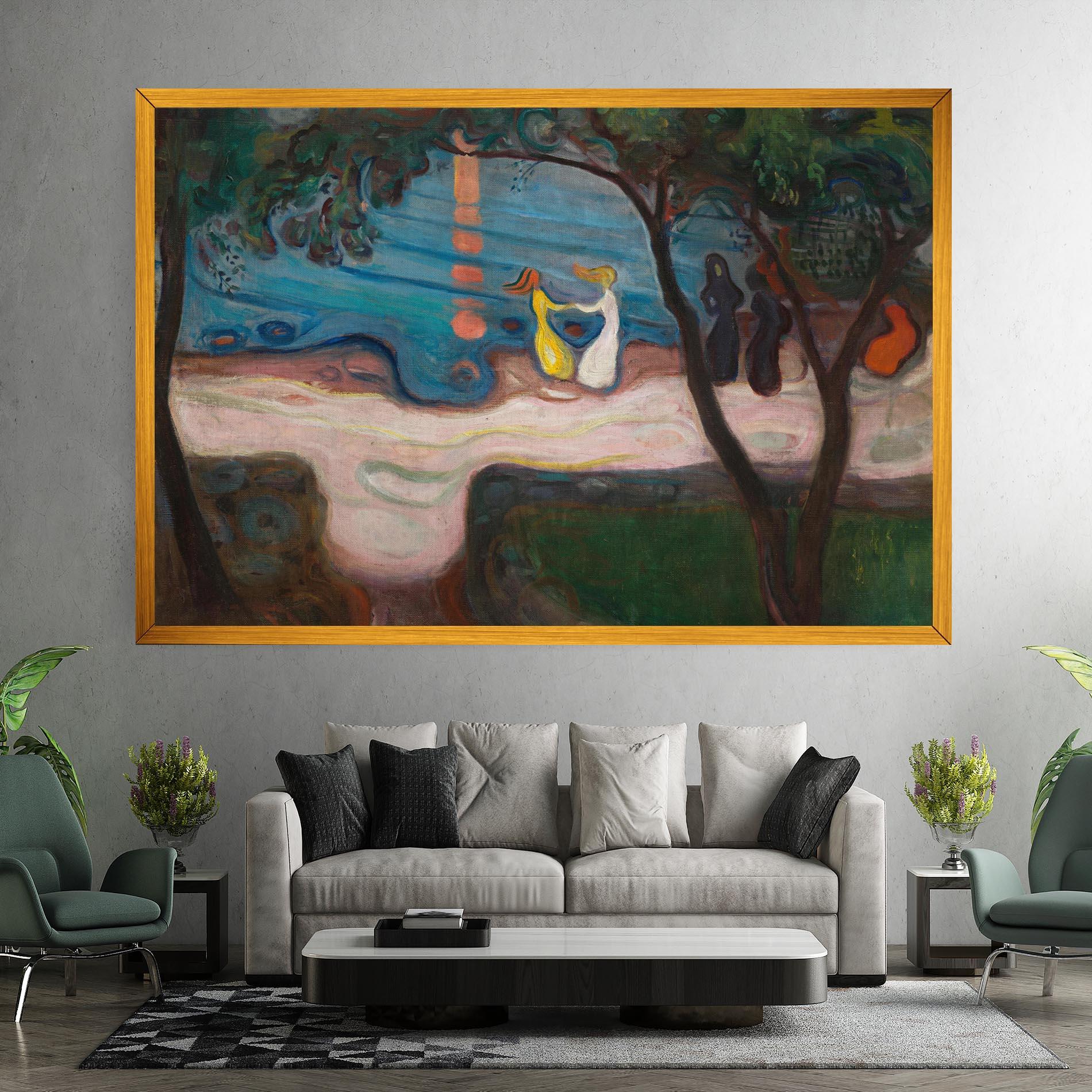 Leinwandbild Dance On The Beach mockup 7