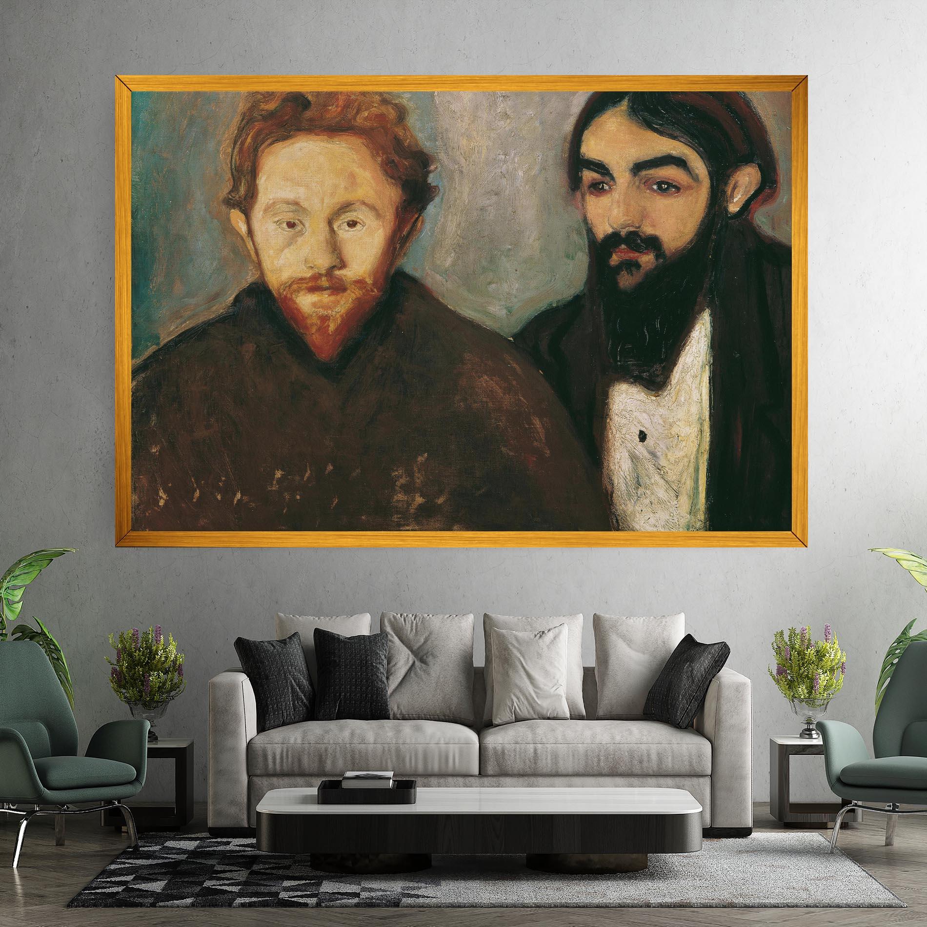 Leinwandbild Der Maler mockup 7