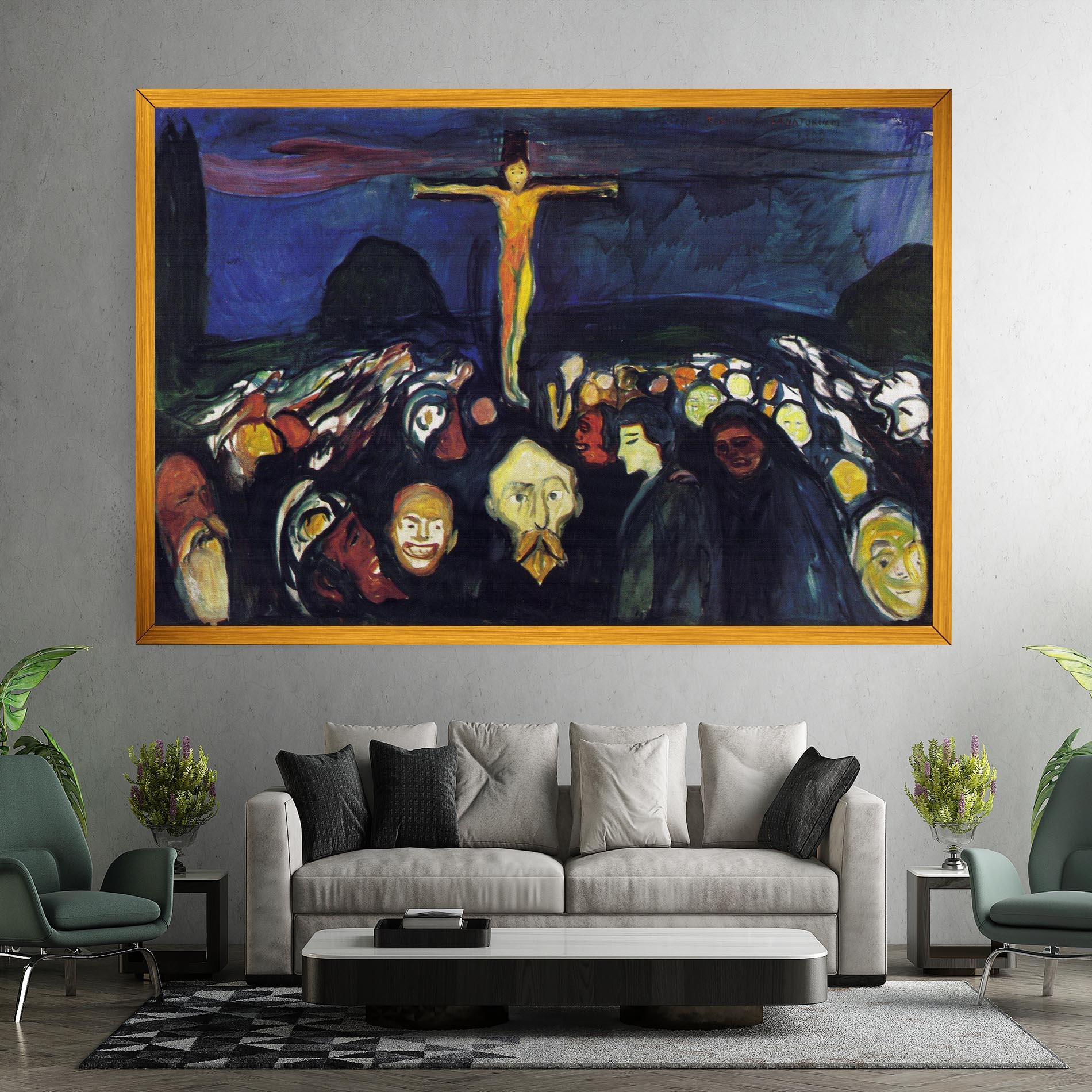 Leinwandbild Golgotha mockup 7