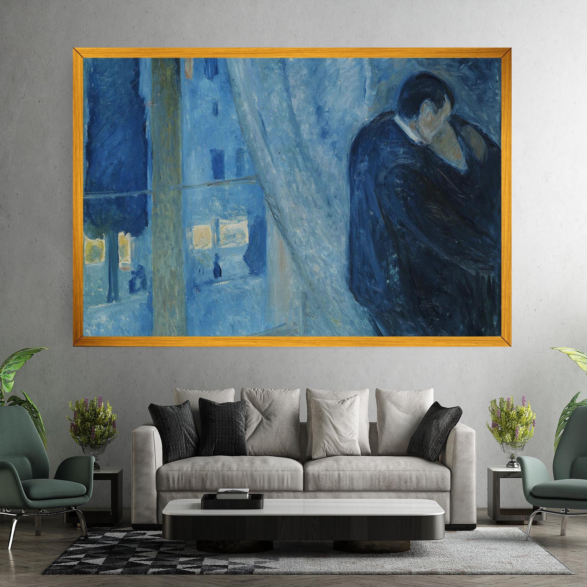 Leinwandbild Kiss By The Window mockup 7