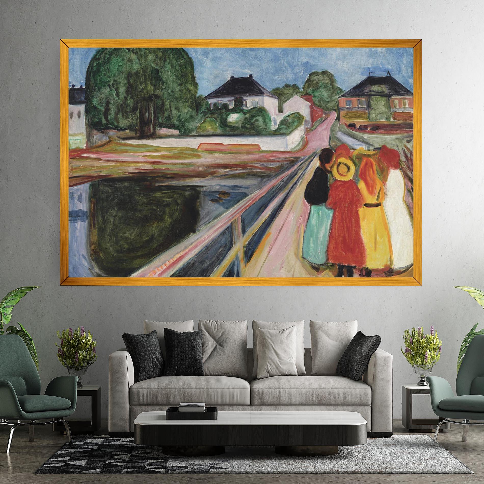 Leinwandbild Pikene Pa Broen mockup 7