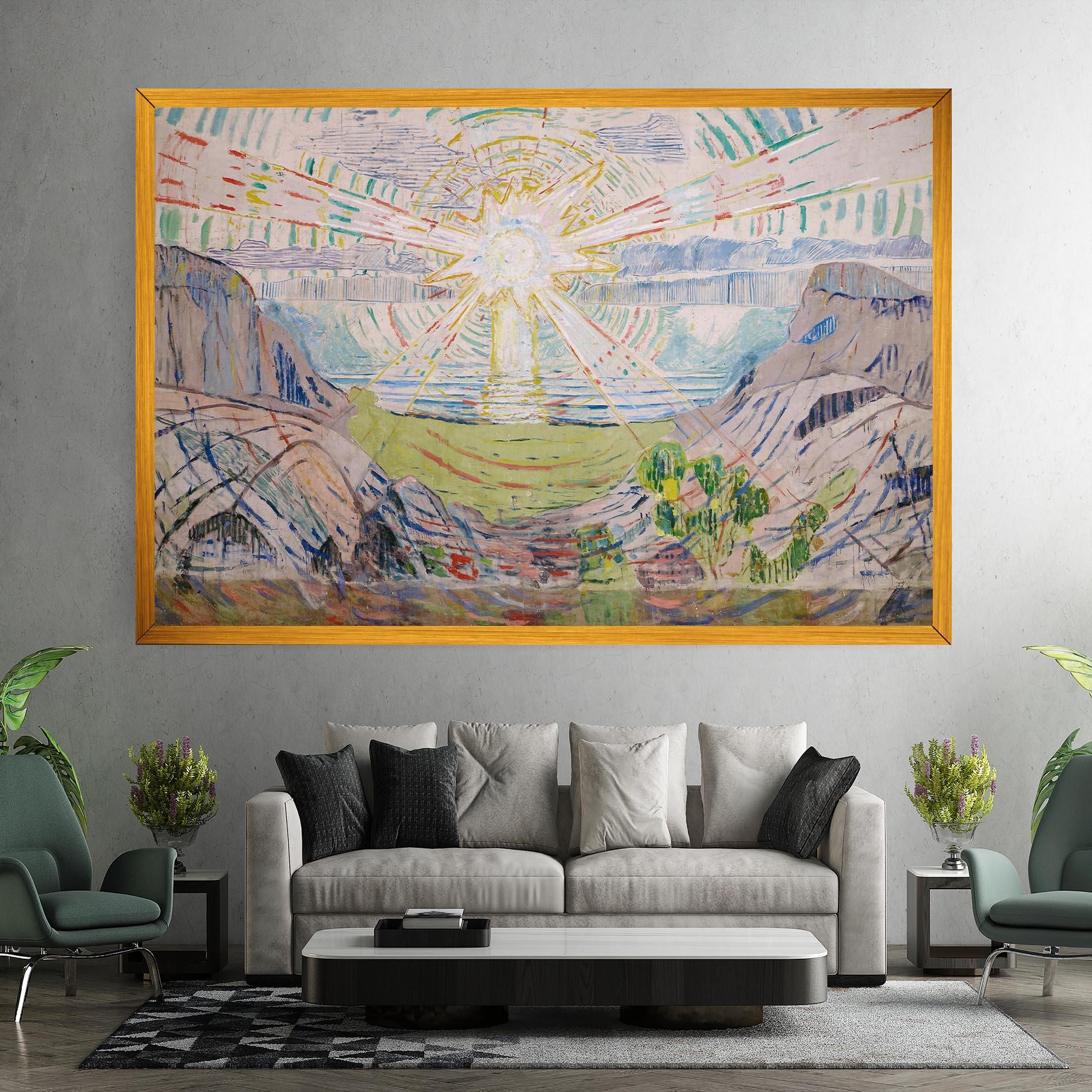 Leinwandbild The Sun Art mockup 7