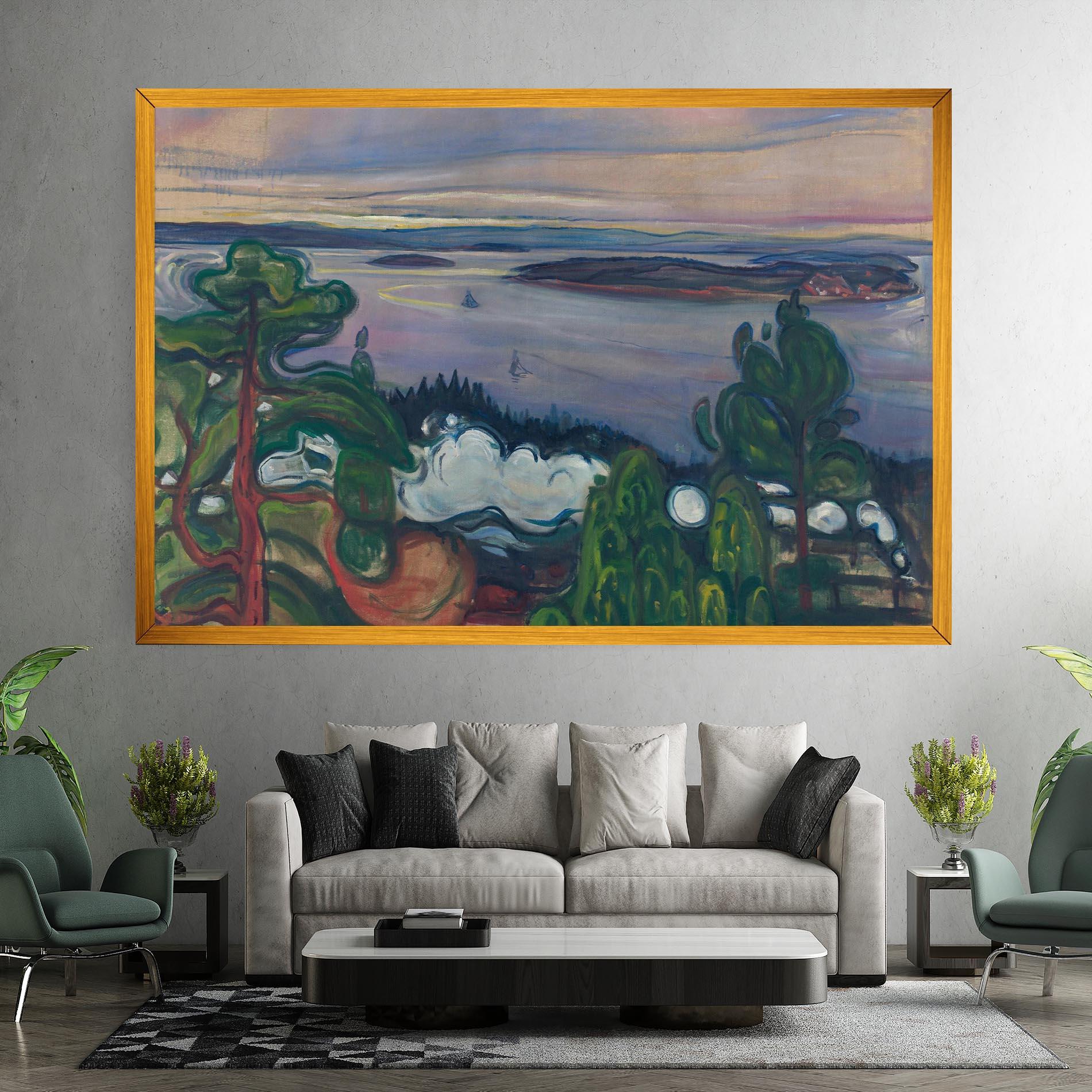 Leinwandbild Train Smoke mockup 7