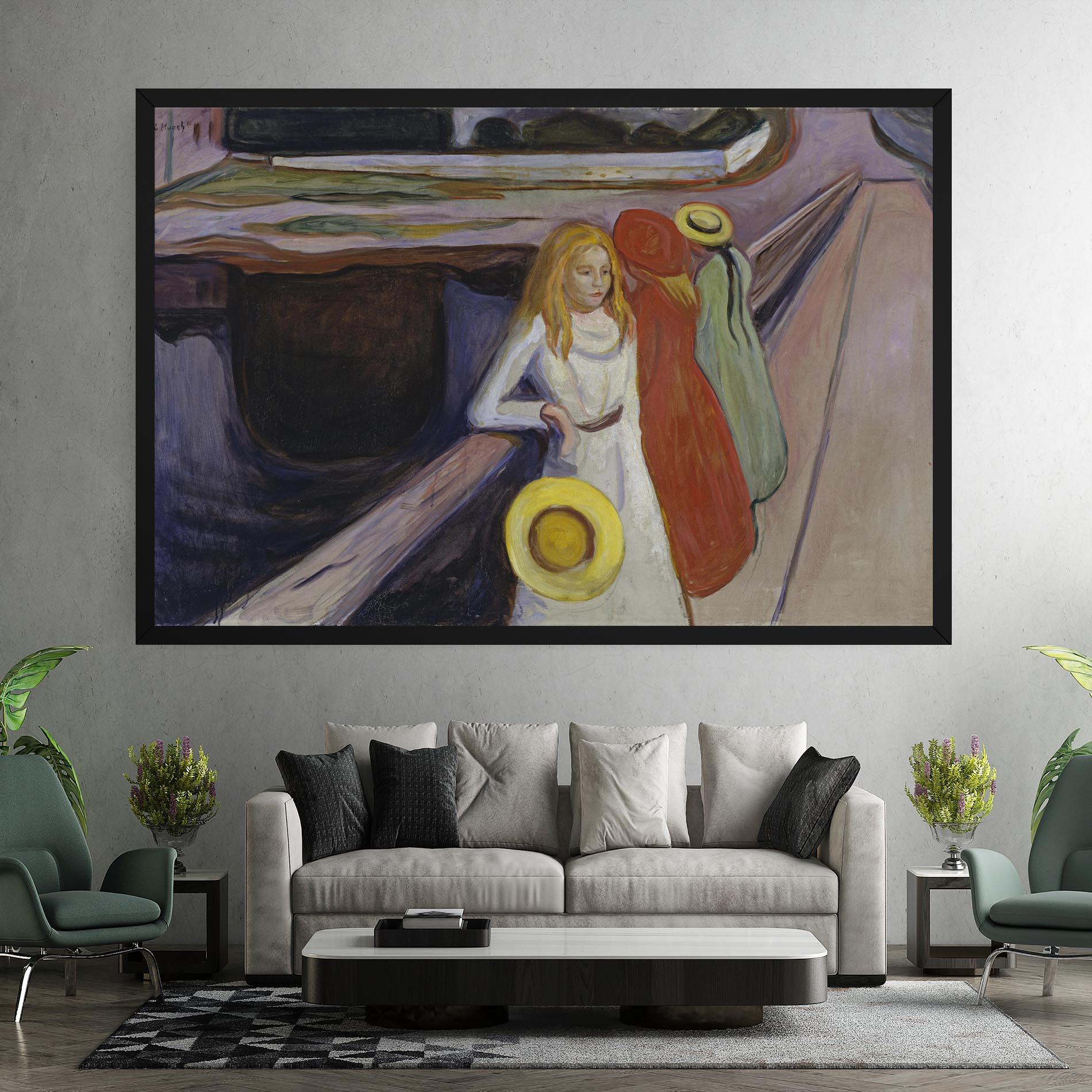 Leinwandbild Bridge Girls mockup 7