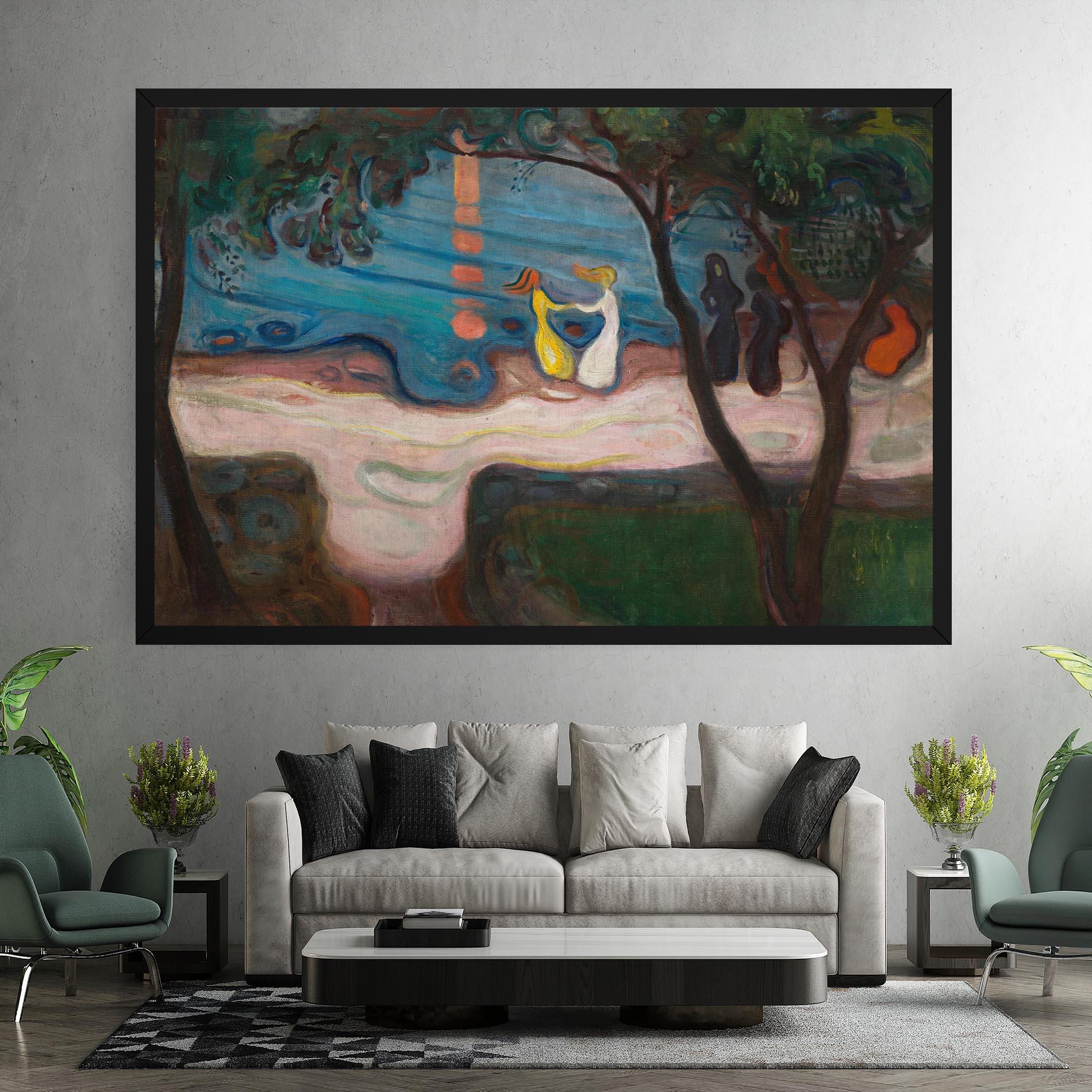 Leinwandbild Dance On The Beach mockup 7