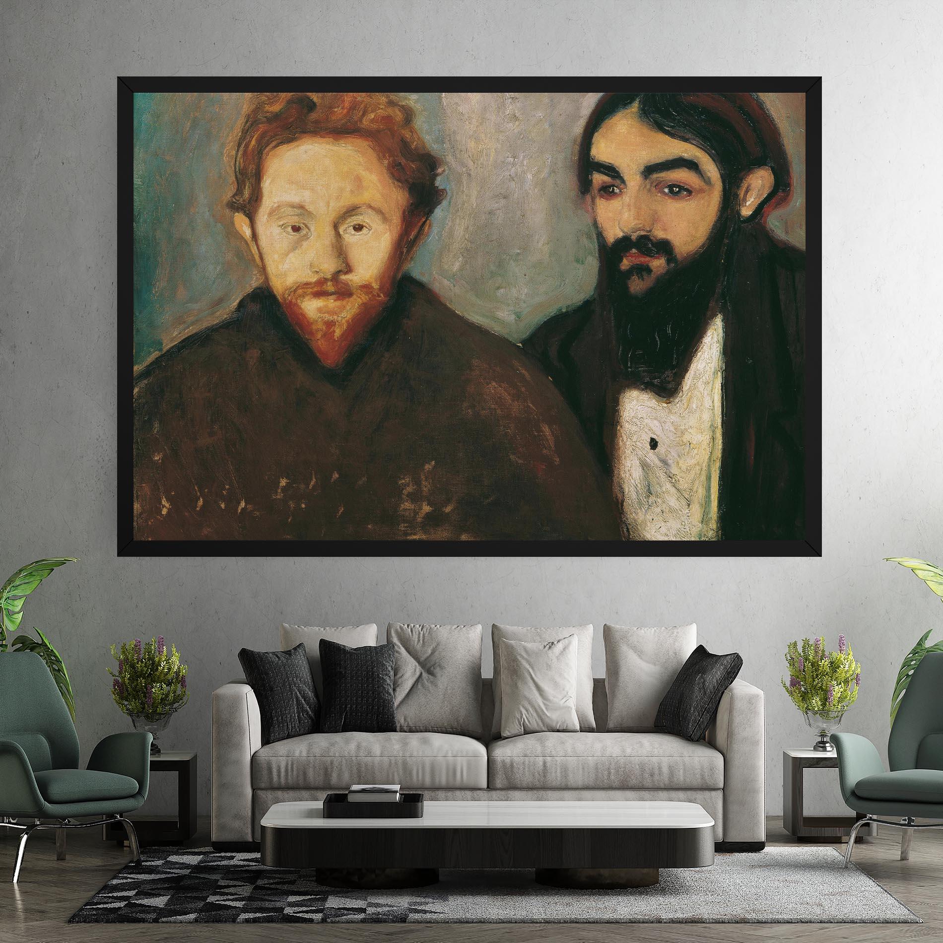 Leinwandbild Der Maler mockup 7